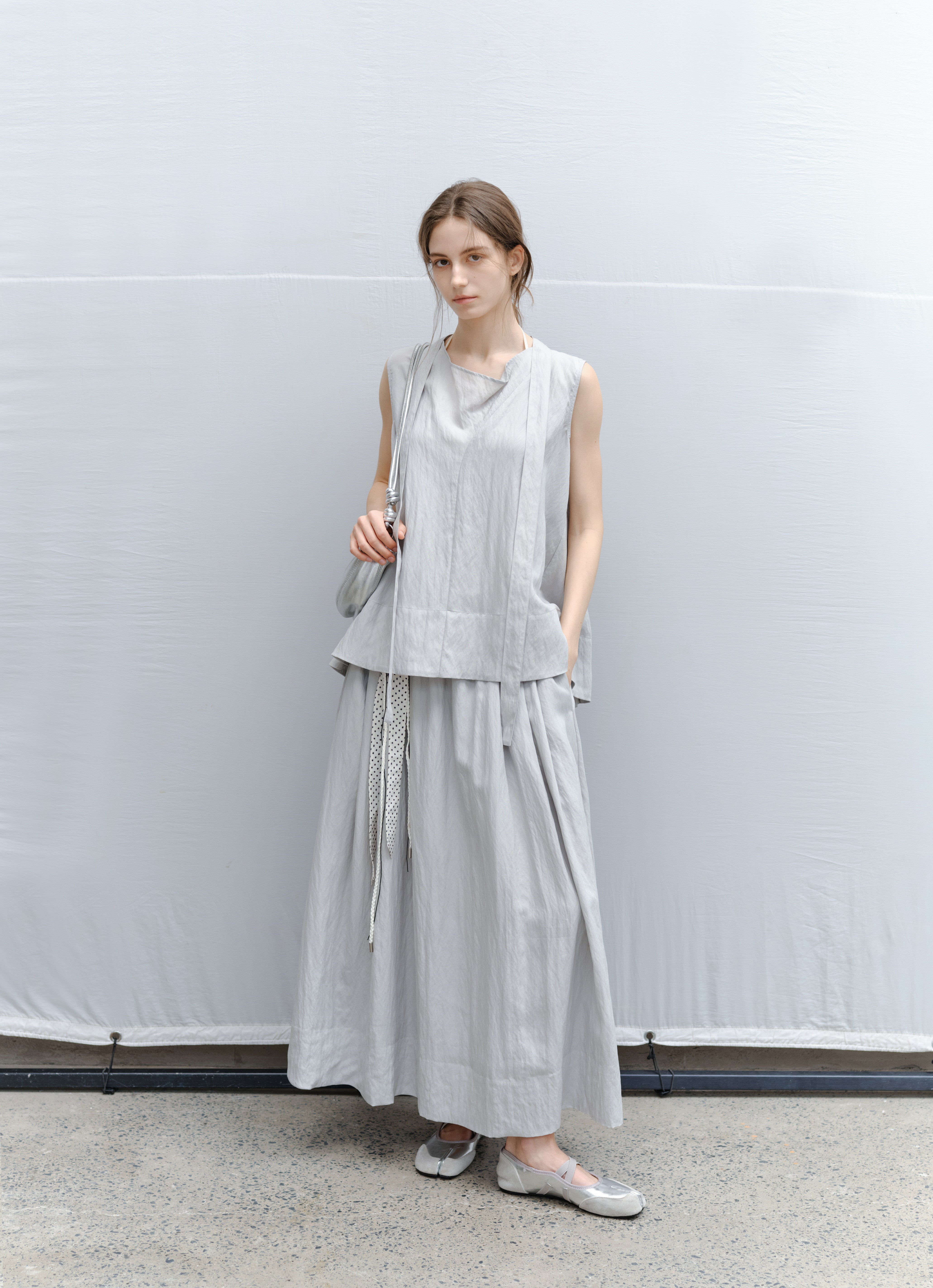 DRY CRINKLE SMOOTH SKIRT / ドライクリンクルスムーススカート