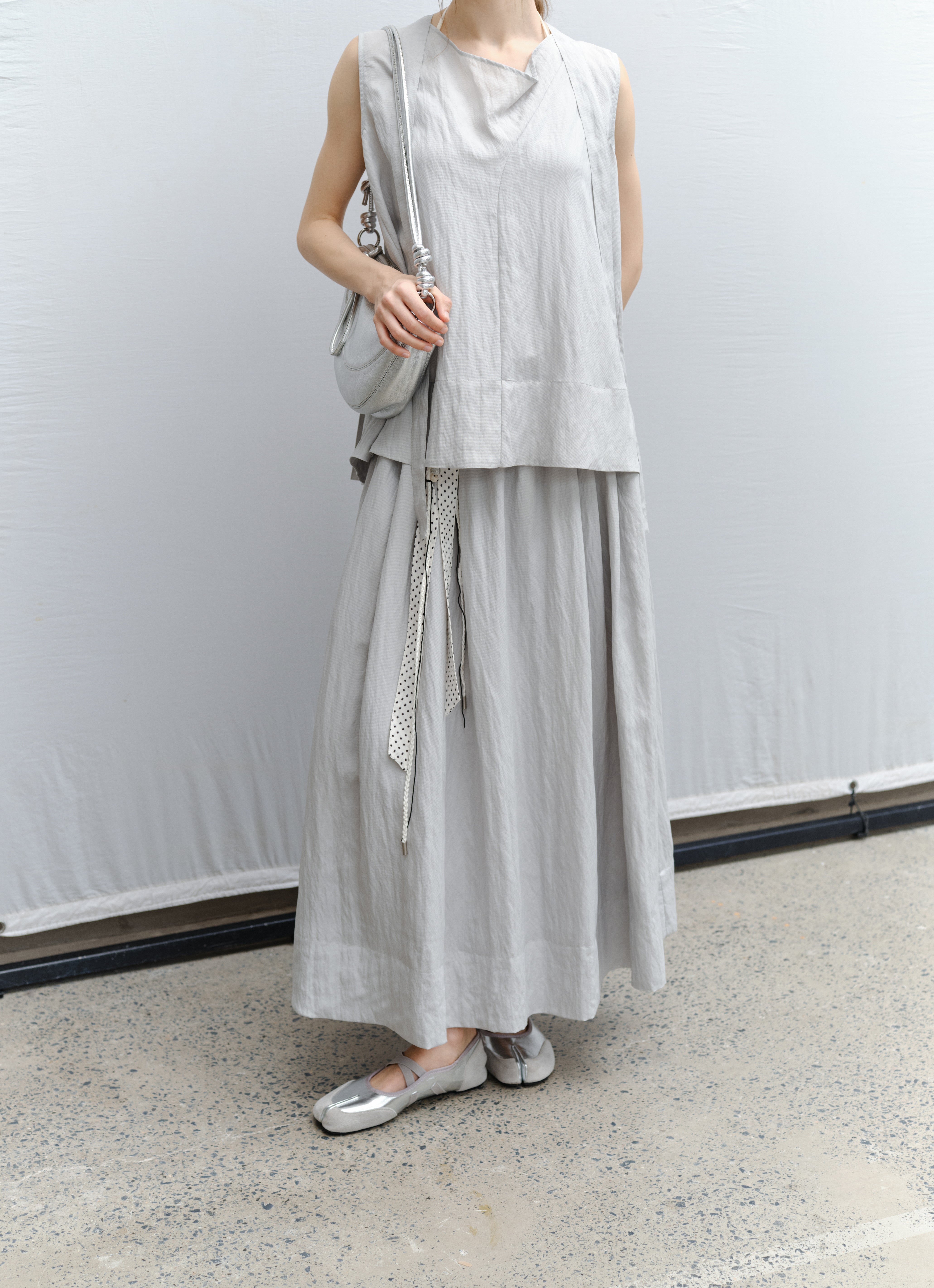 DRY CRINKLE SMOOTH SKIRT / ドライクリンクルスムーススカート