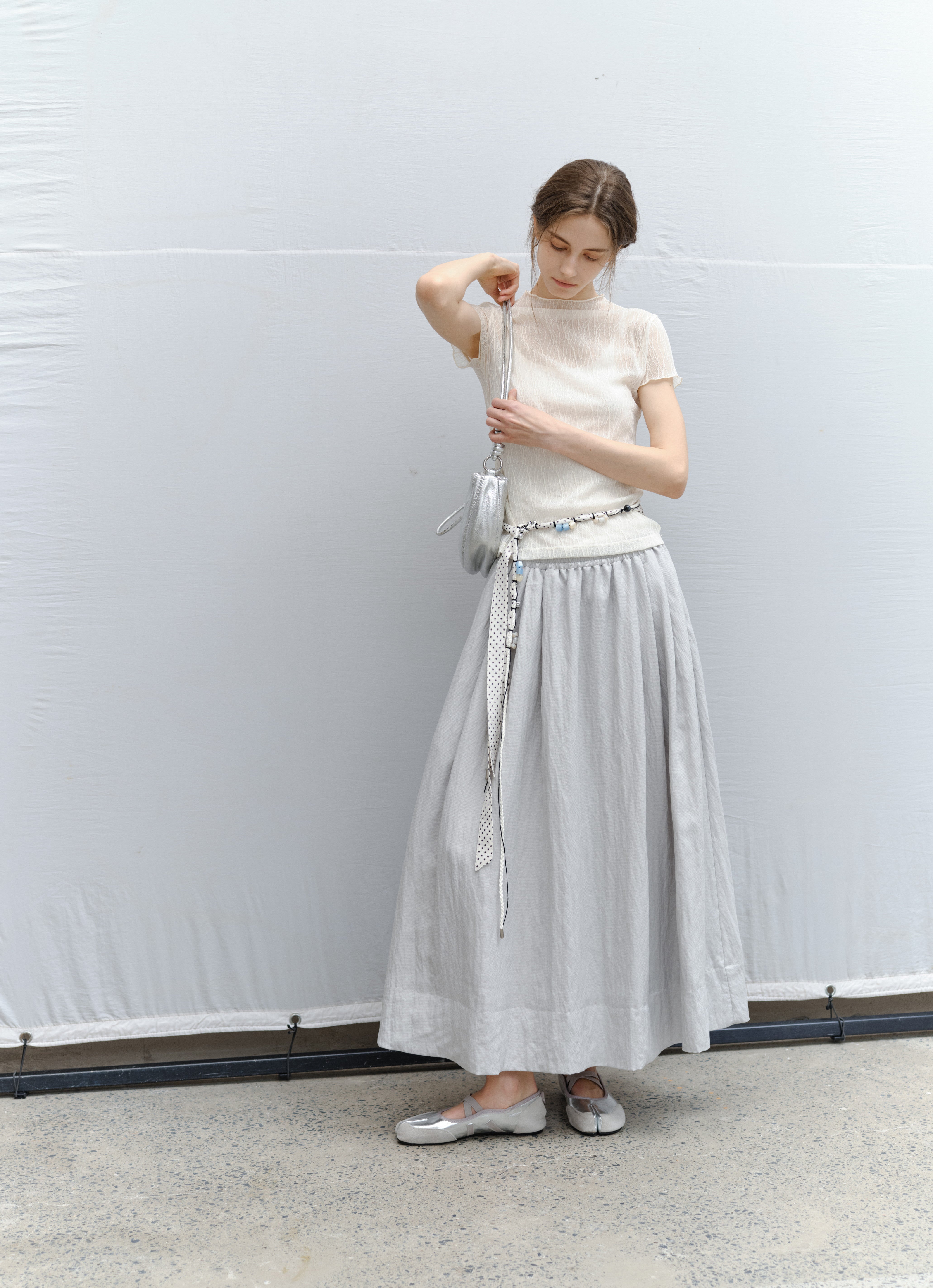 DRY CRINKLE SMOOTH SKIRT / ドライクリンクルスムーススカート