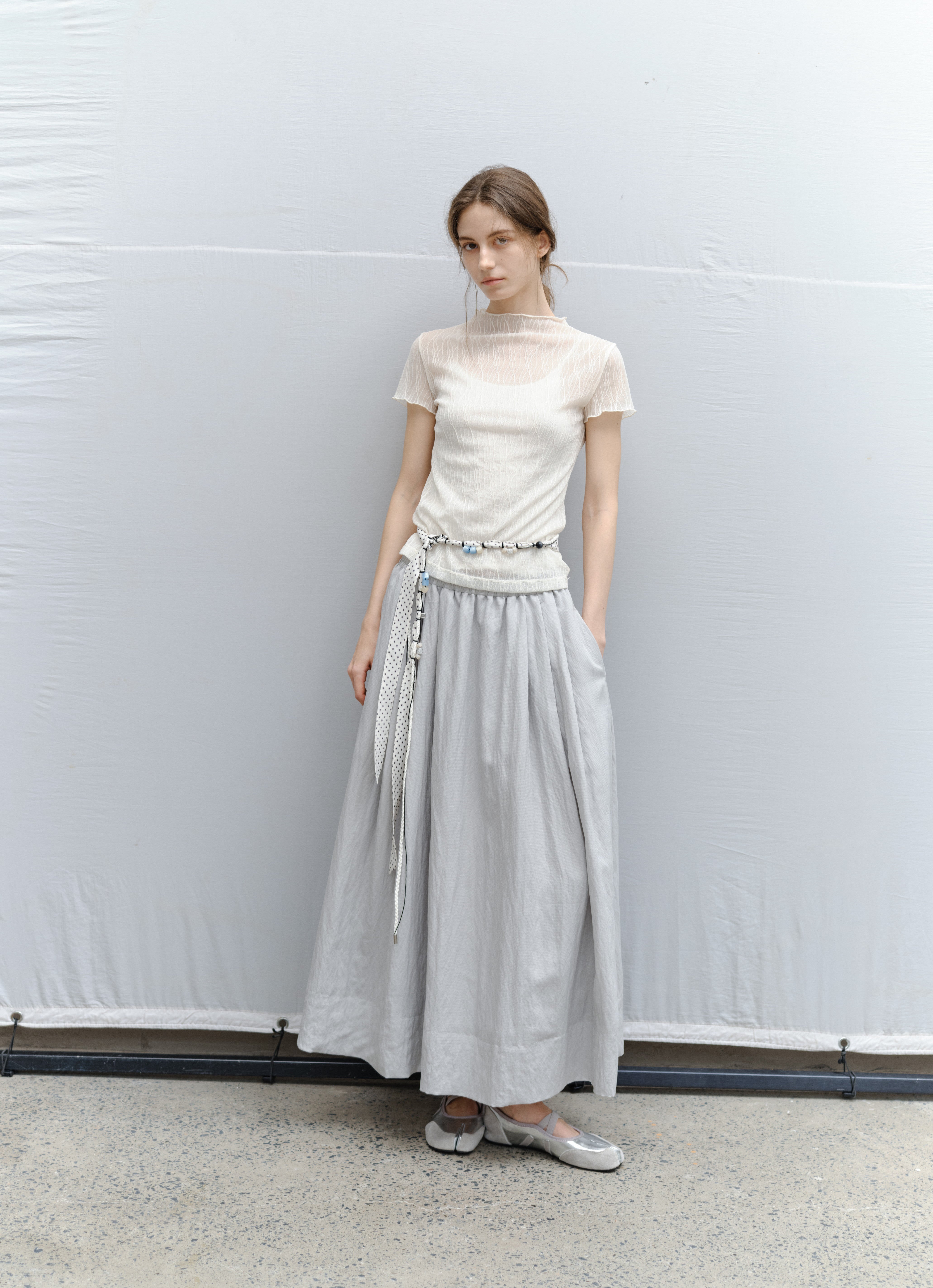 DRY CRINKLE SMOOTH SKIRT / ドライクリンクルスムーススカート