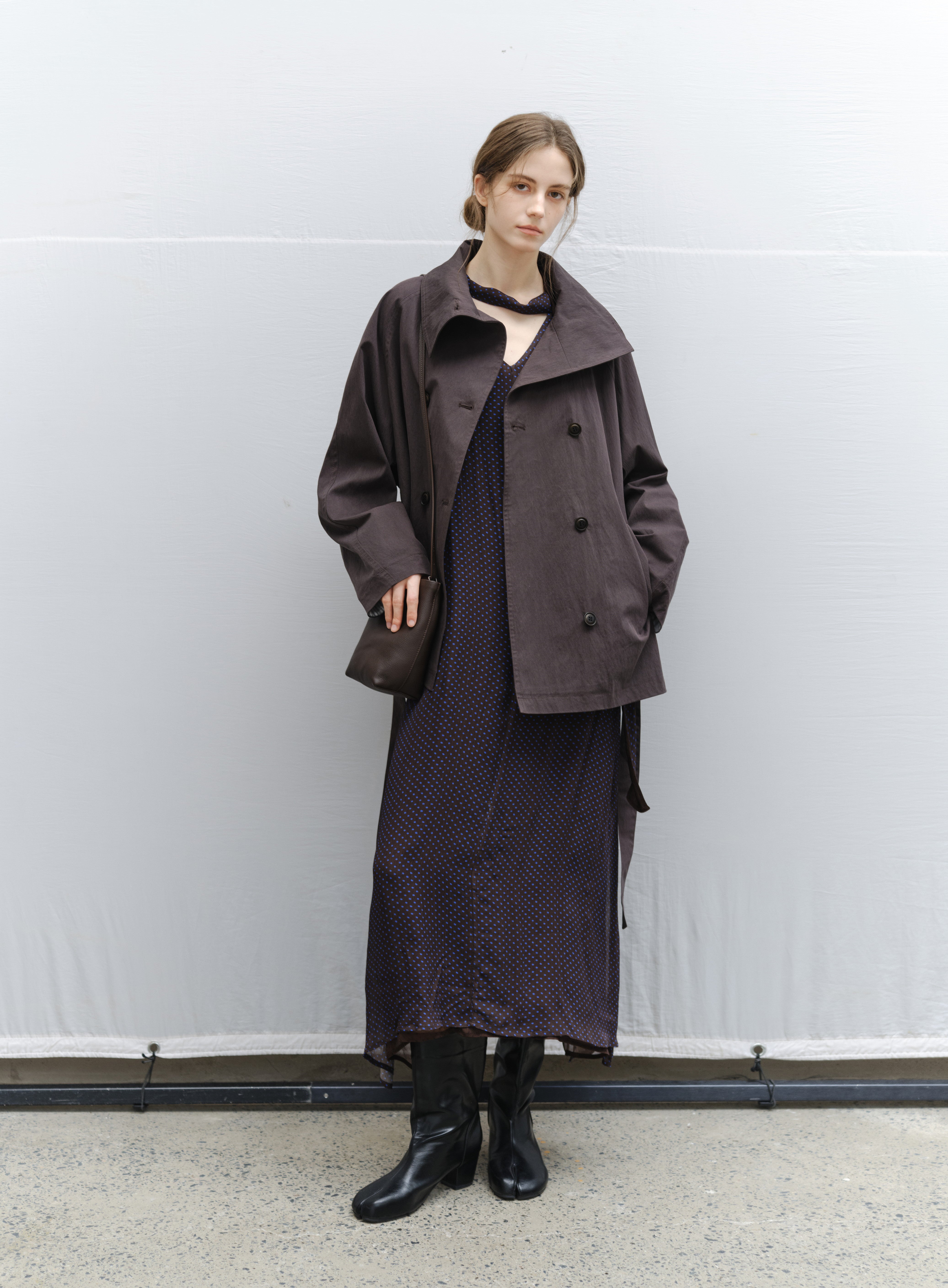 NATURAL COLOR MIDI TRENCH / ナチュラルカラーミドルトレンチ