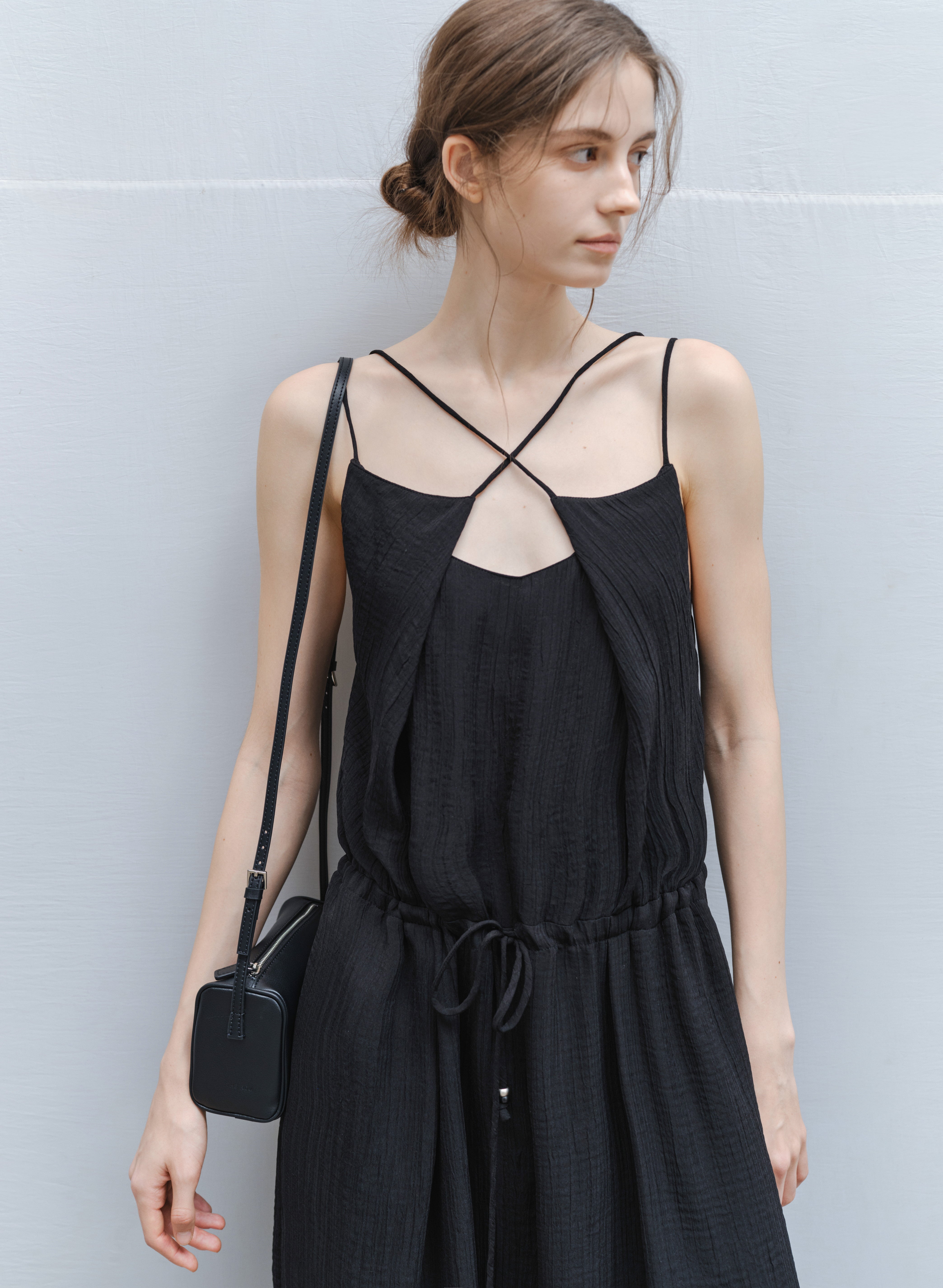 FLOW DRAPE CAMI SALOPETTE / フロードレープキャミサロペット