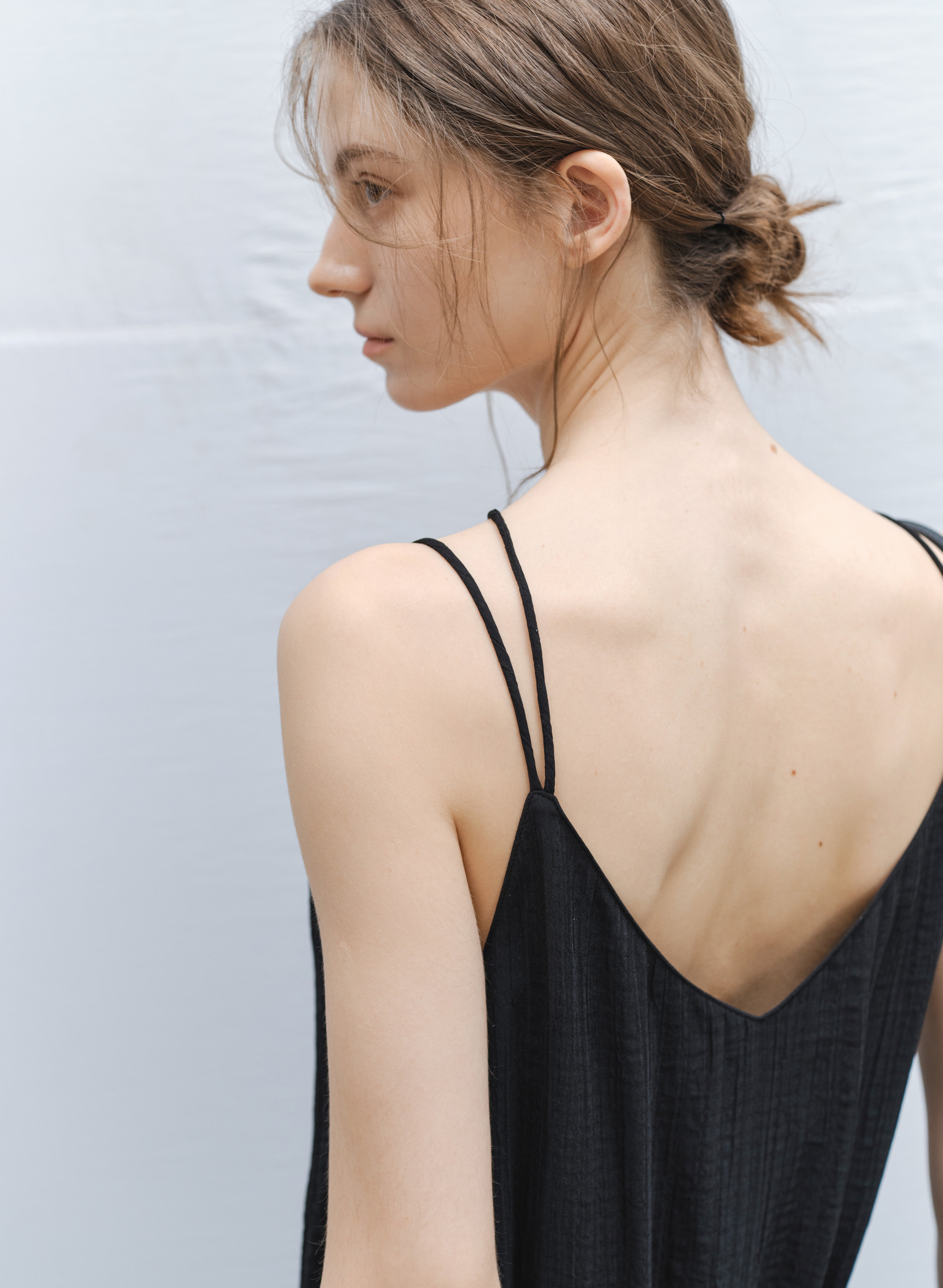 FLOW DRAPE CAMI SALOPETTE / フロードレープキャミサロペット