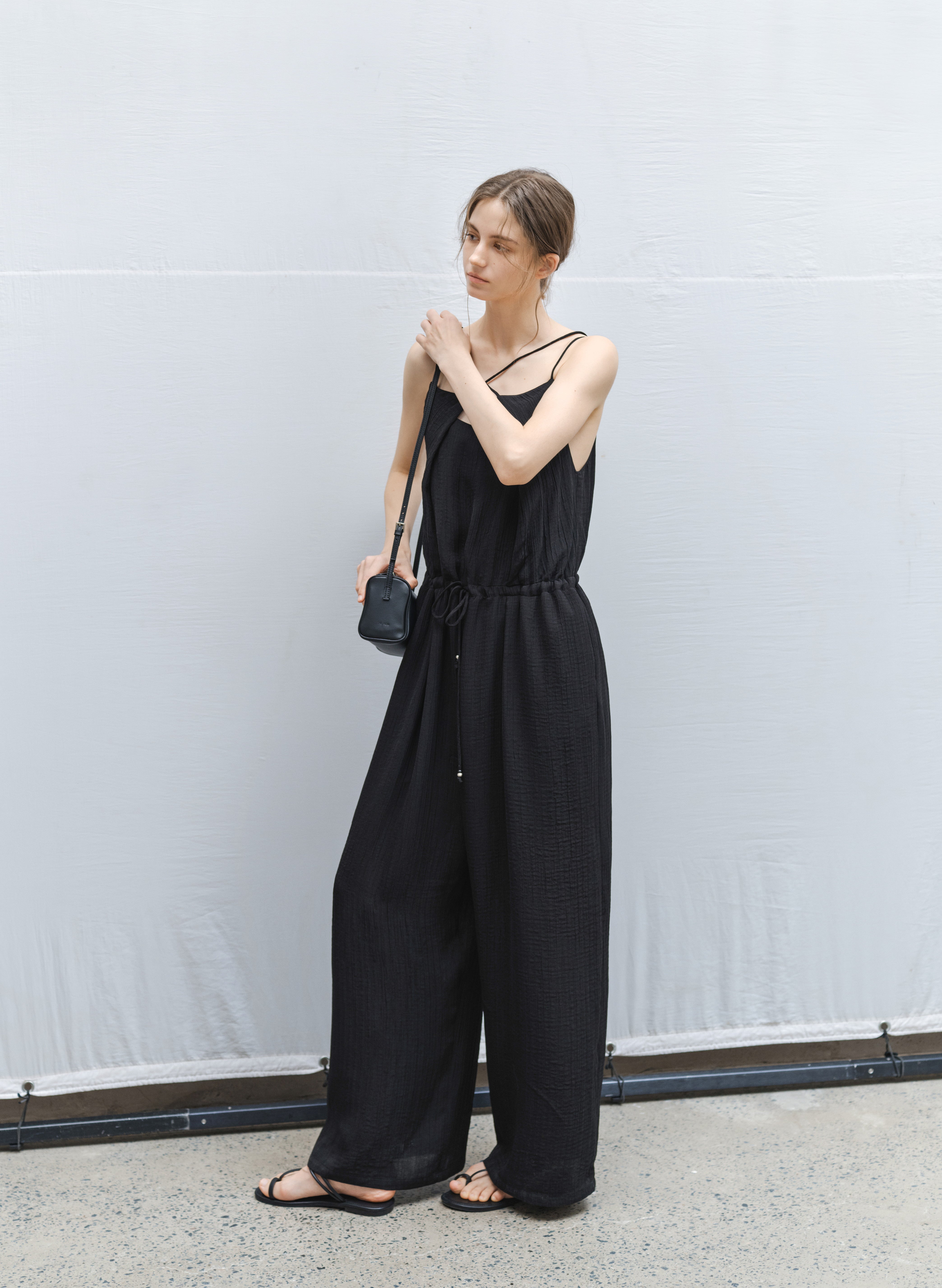 FLOW DRAPE CAMI SALOPETTE / フロードレープキャミサロペット
