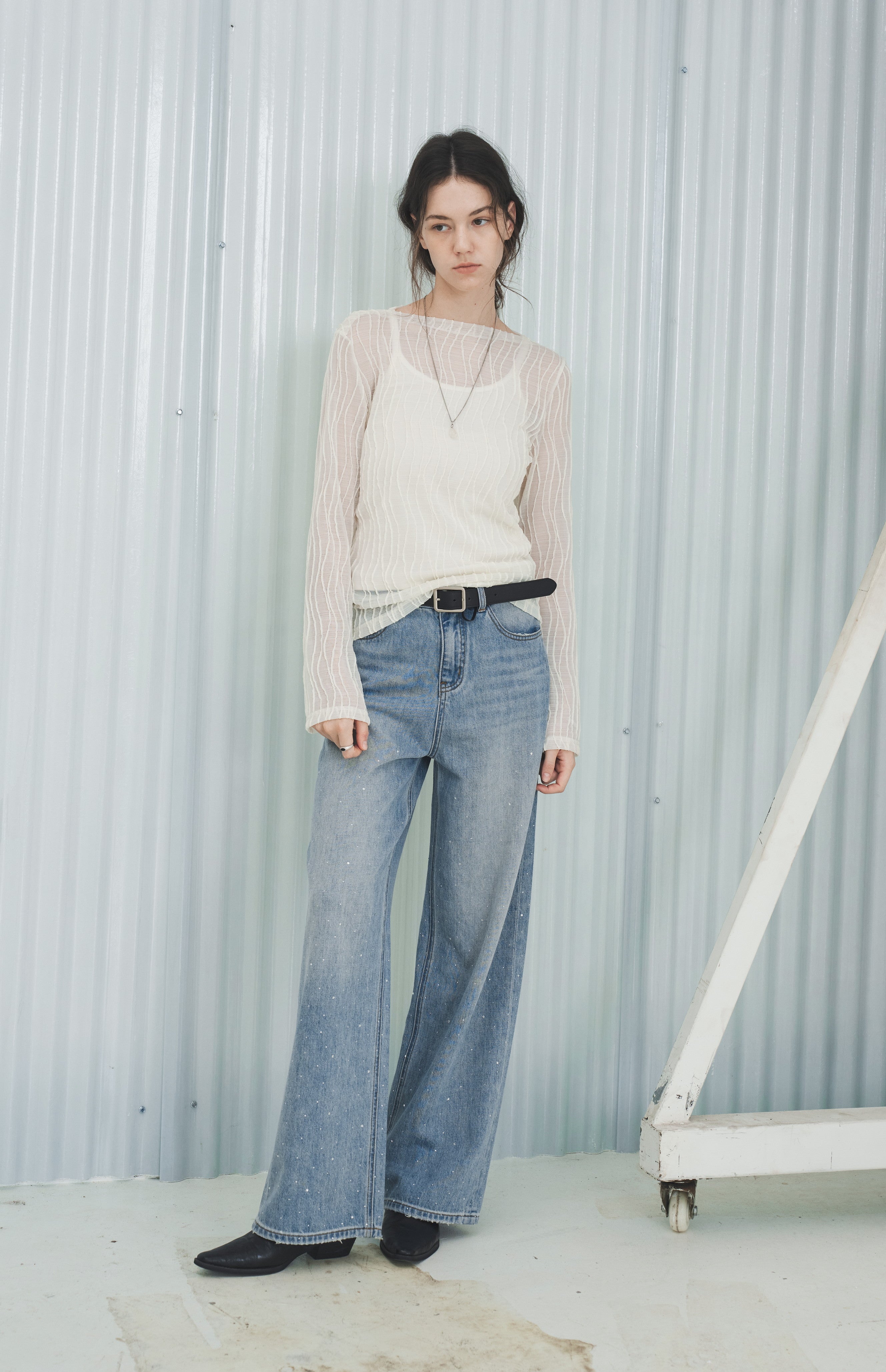 SEA SALT BLUE JEANS