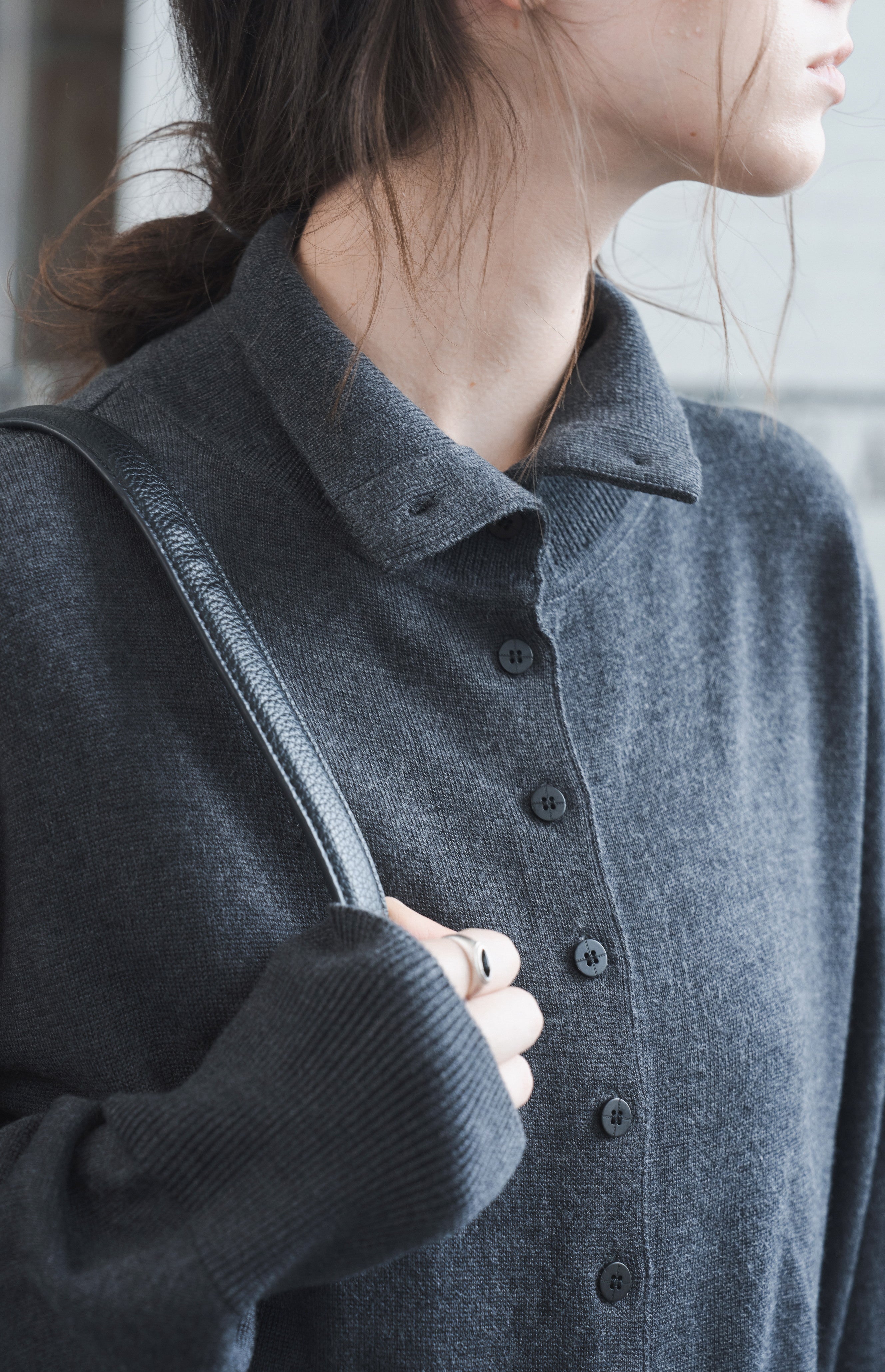 SOFT FIT TURTLE CARDIGAN / ソフトフィットタートルカーディガン
