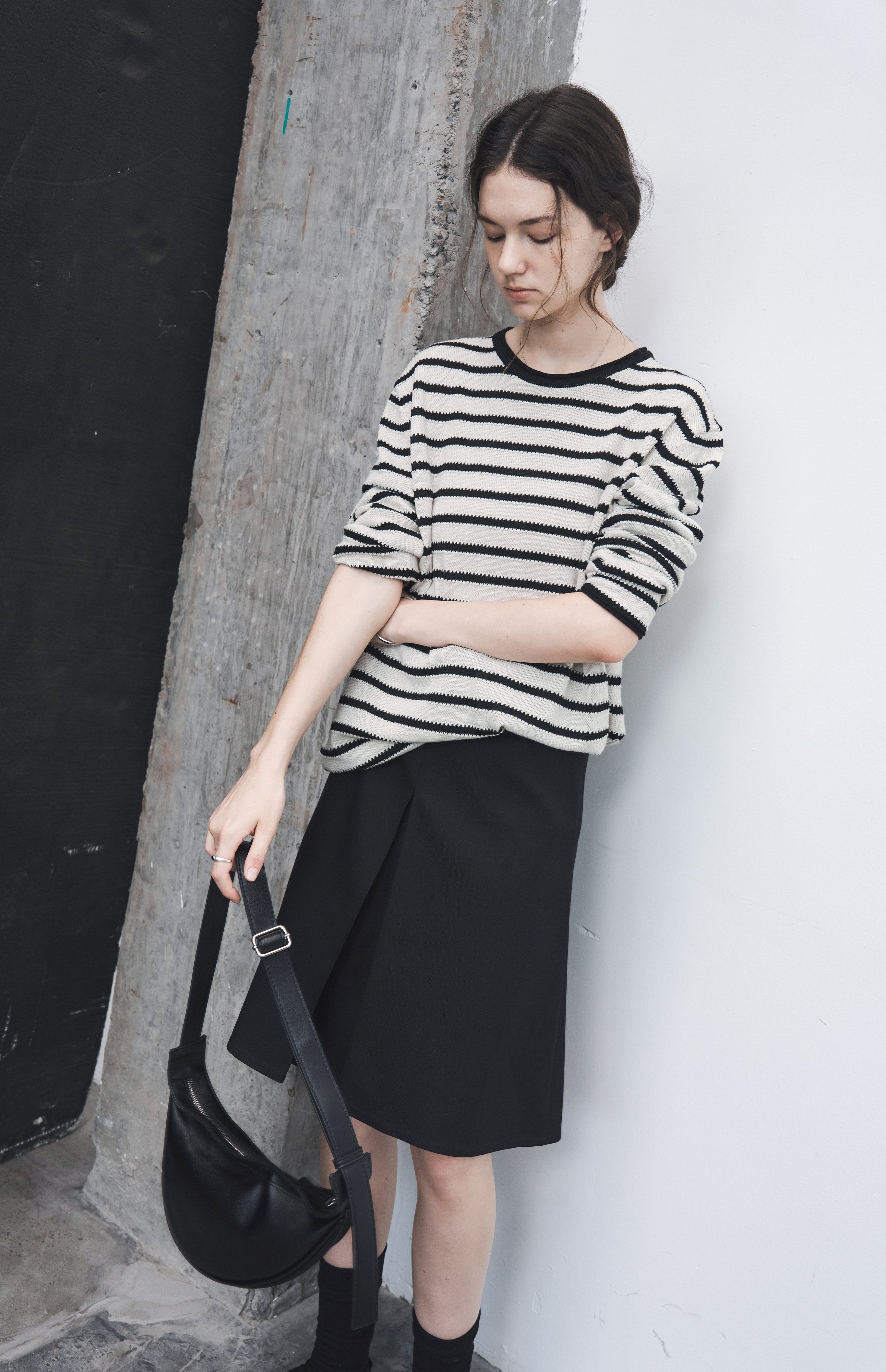FULL STRIPE LOOSE SWEATER