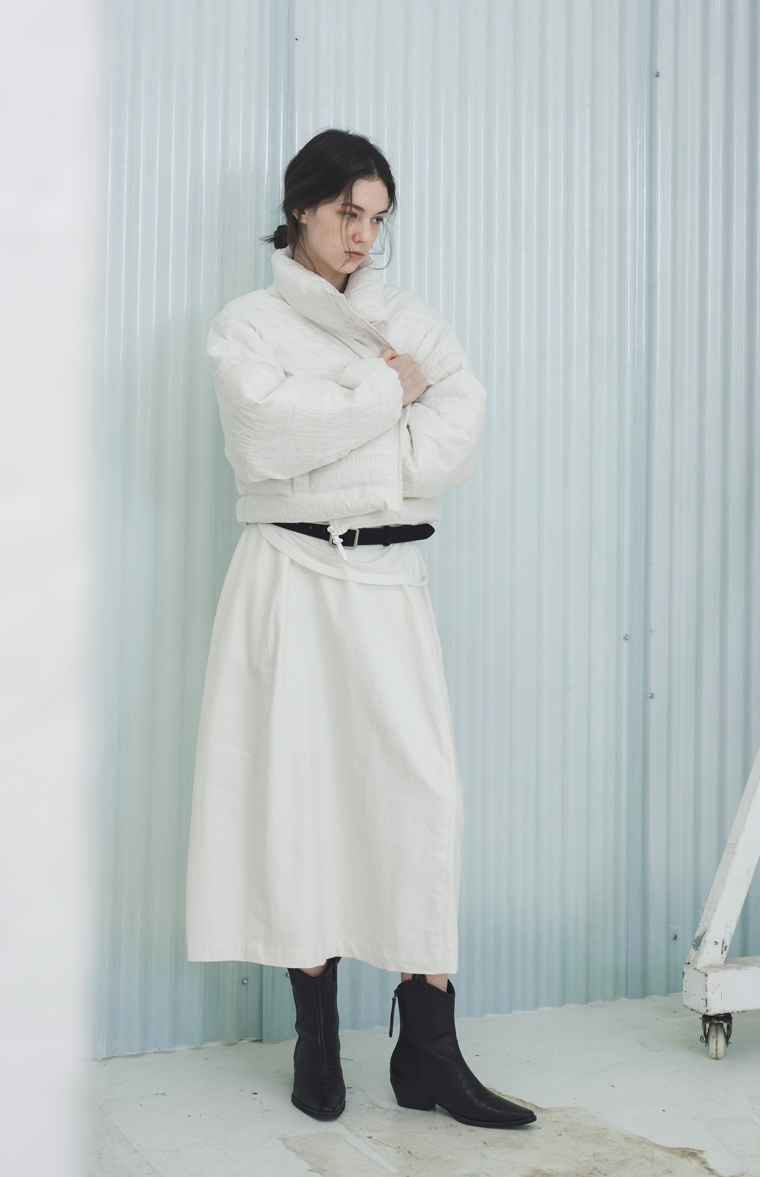 WIDE CUT COCOON SKIRT / ワイドカットコクーンスカート