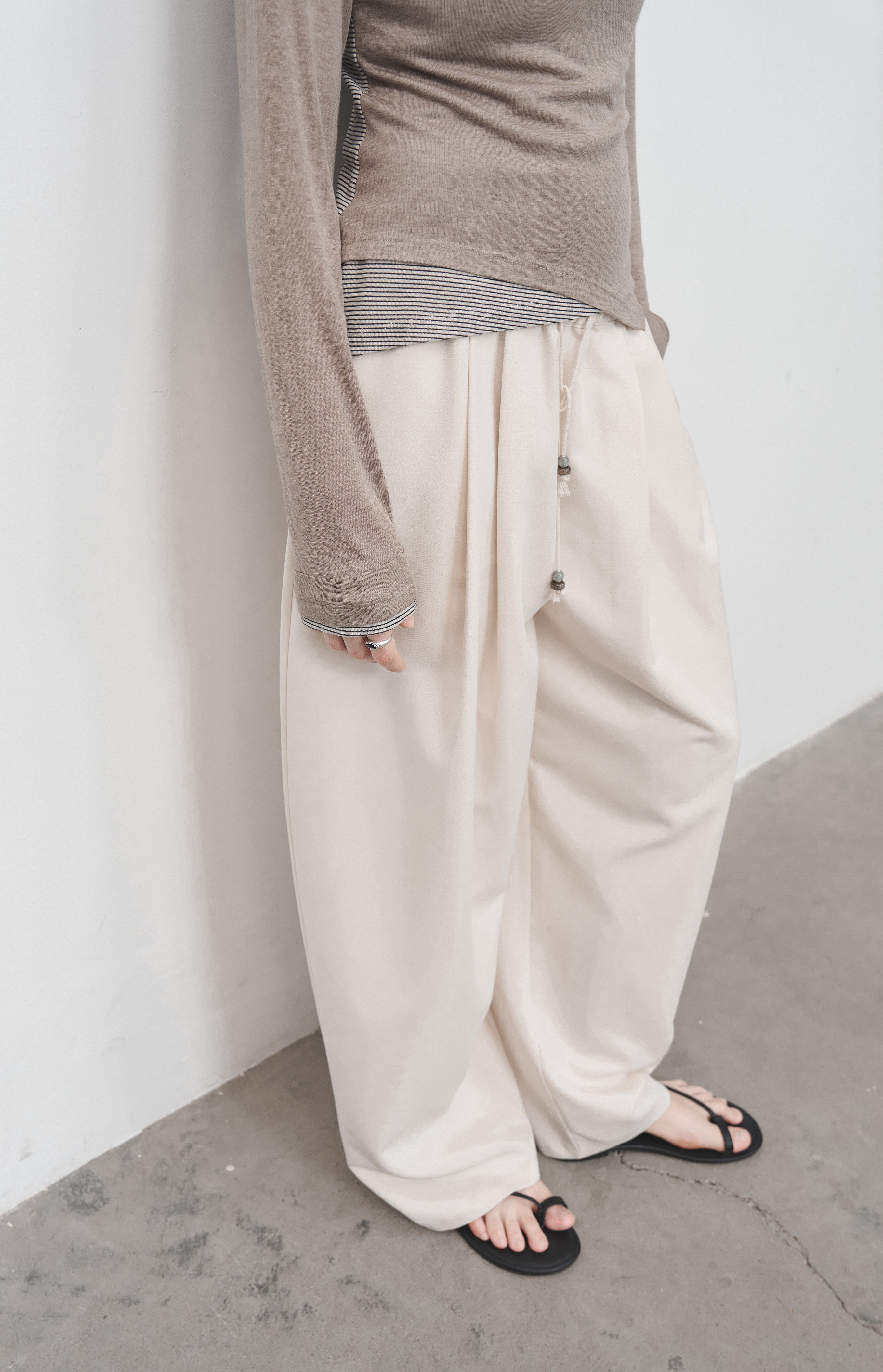 LAYERED STRIPED LONG T-SHIRT / レイヤードストライプロングTシャツ