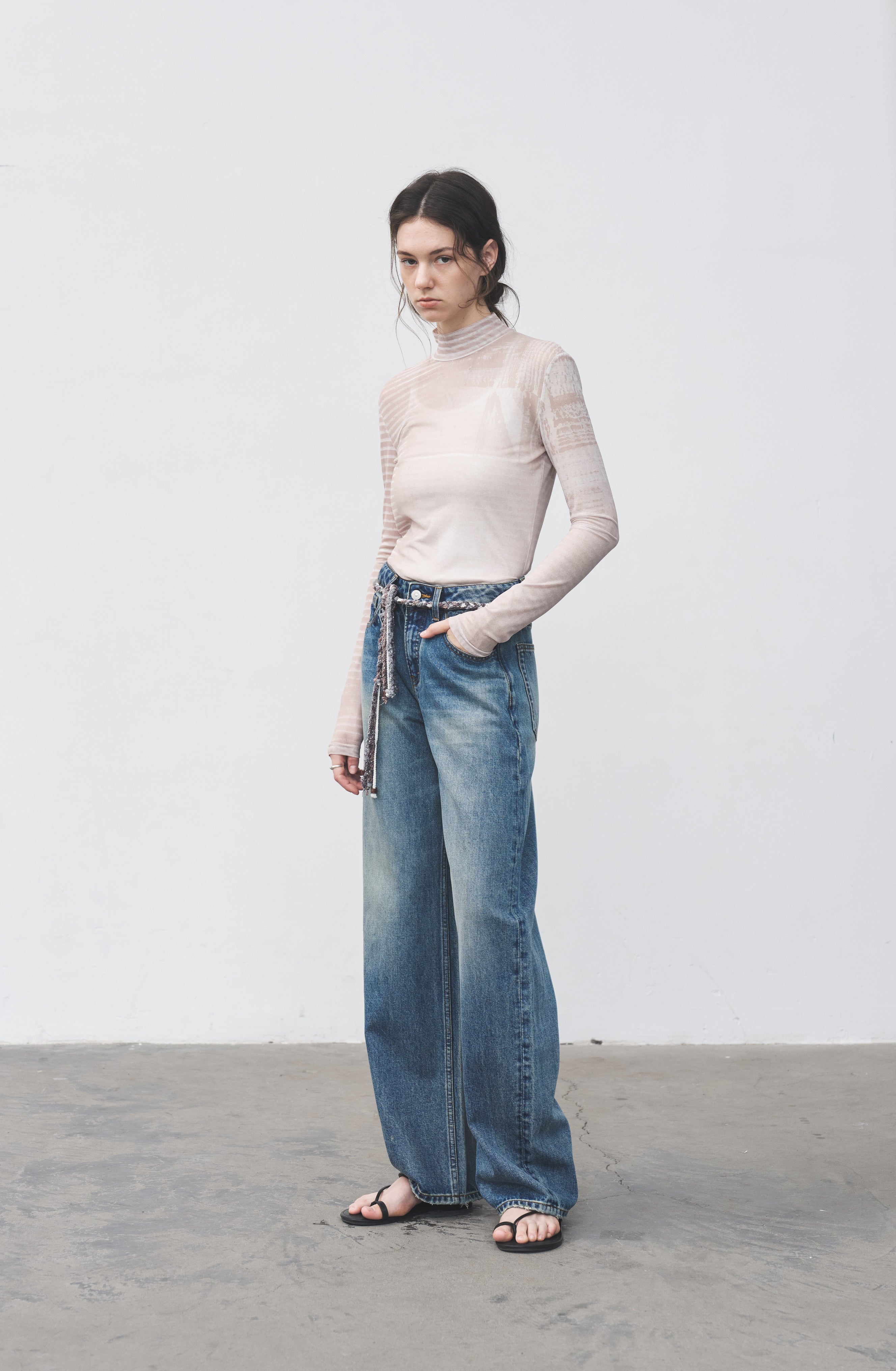 COLOR MIX ROPE BELT