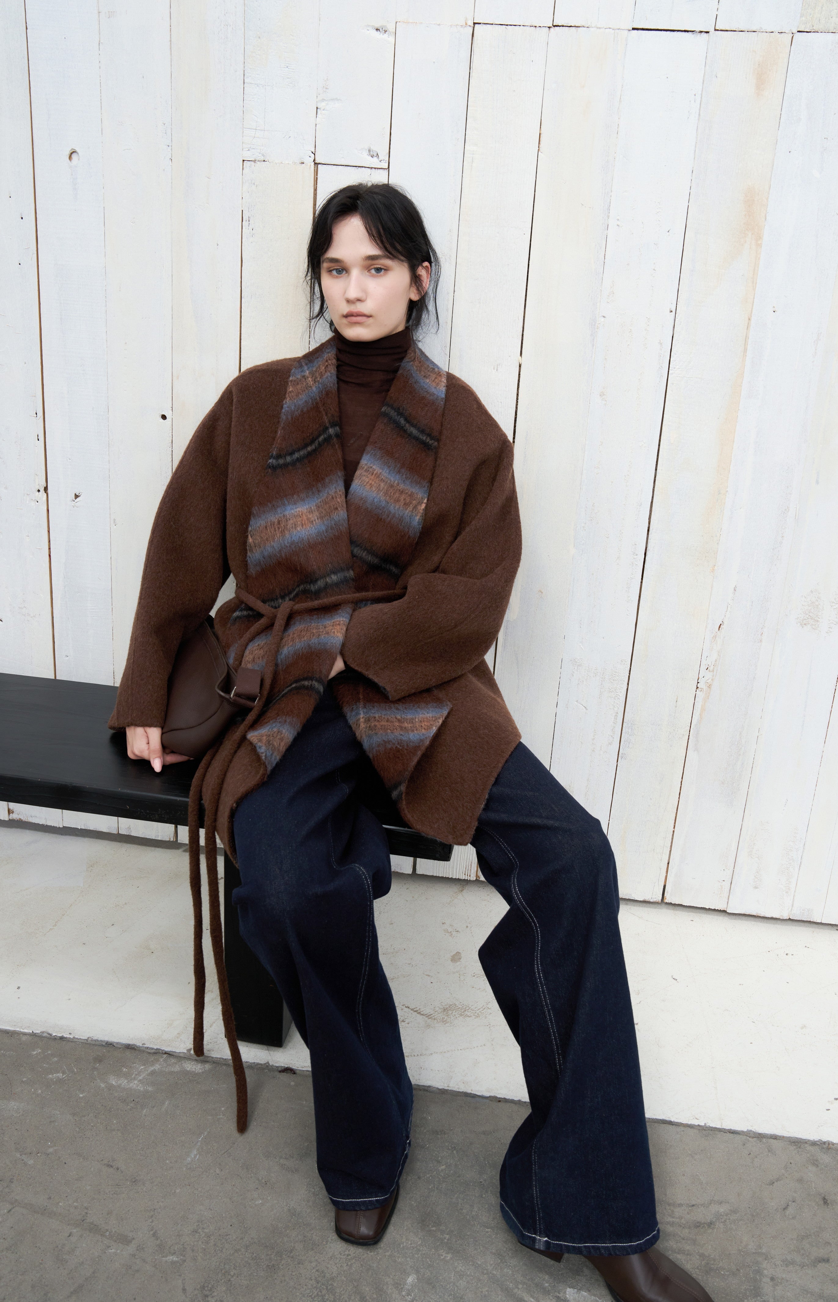 REVERSIBLE COLOR FLARE COAT / 리버시블 컬러 플레어 코트