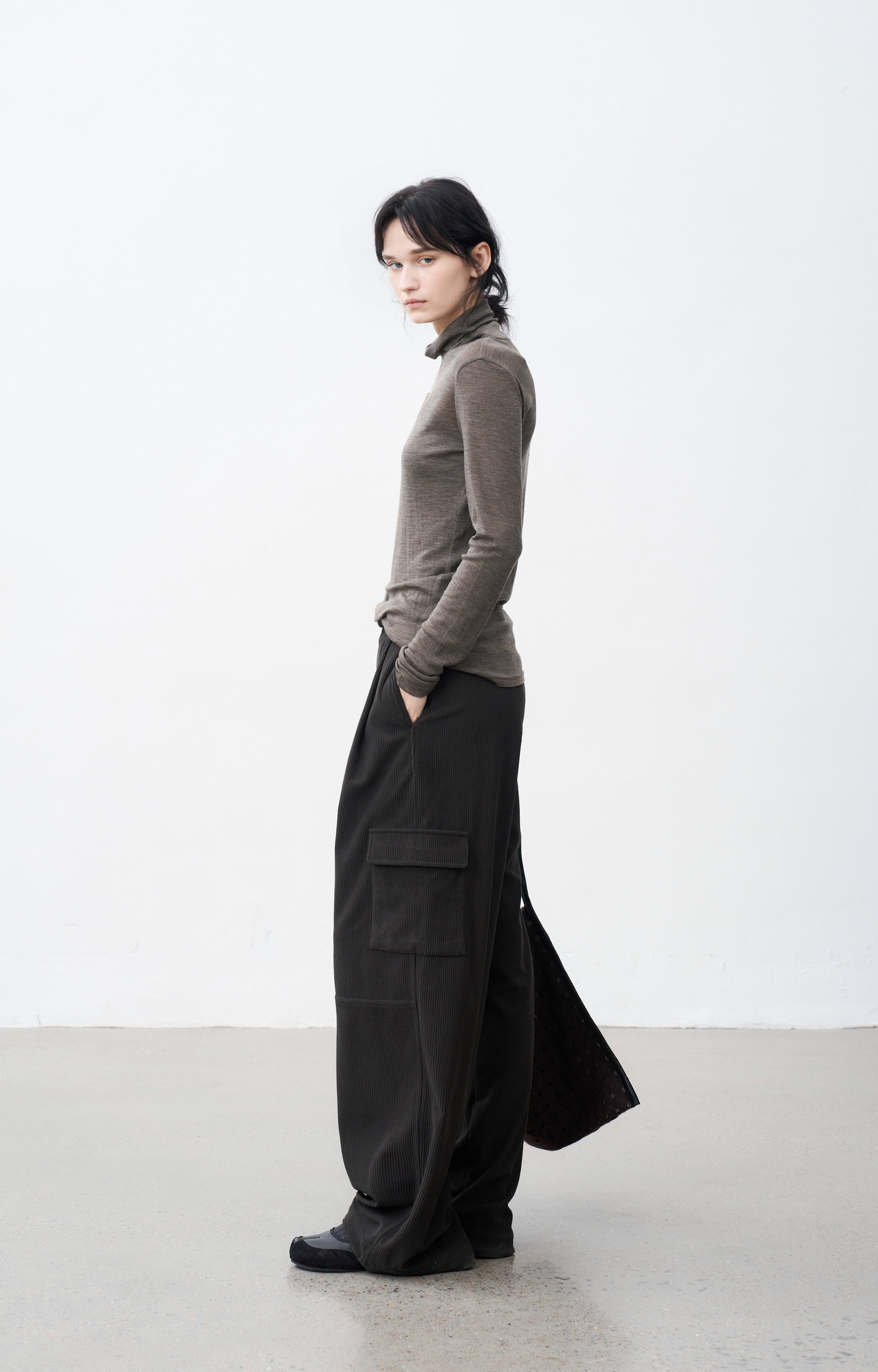 CORDUROY CARGO PANTS