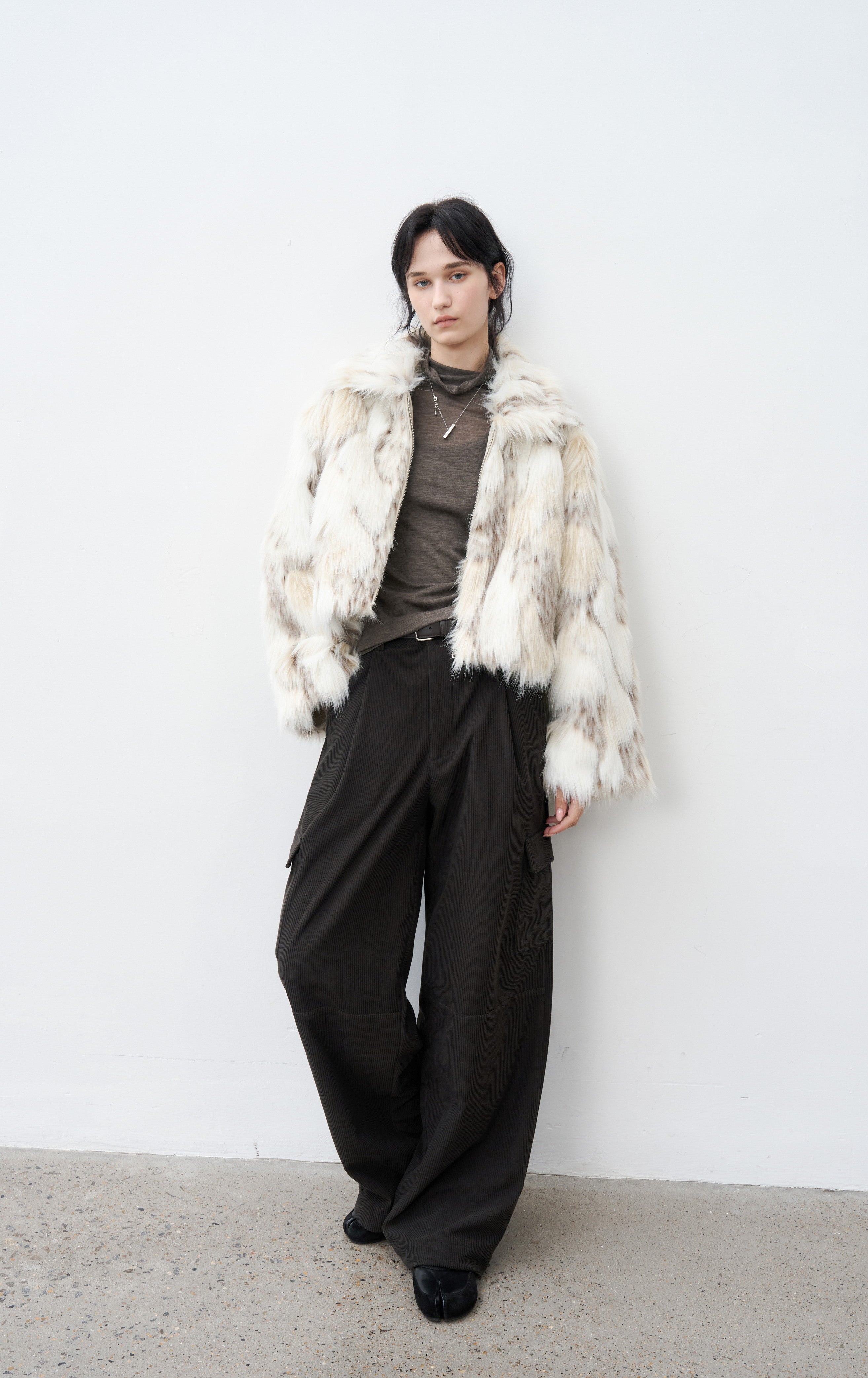 MULTI TONE FUR JACKET / マルチトーンファージャケット