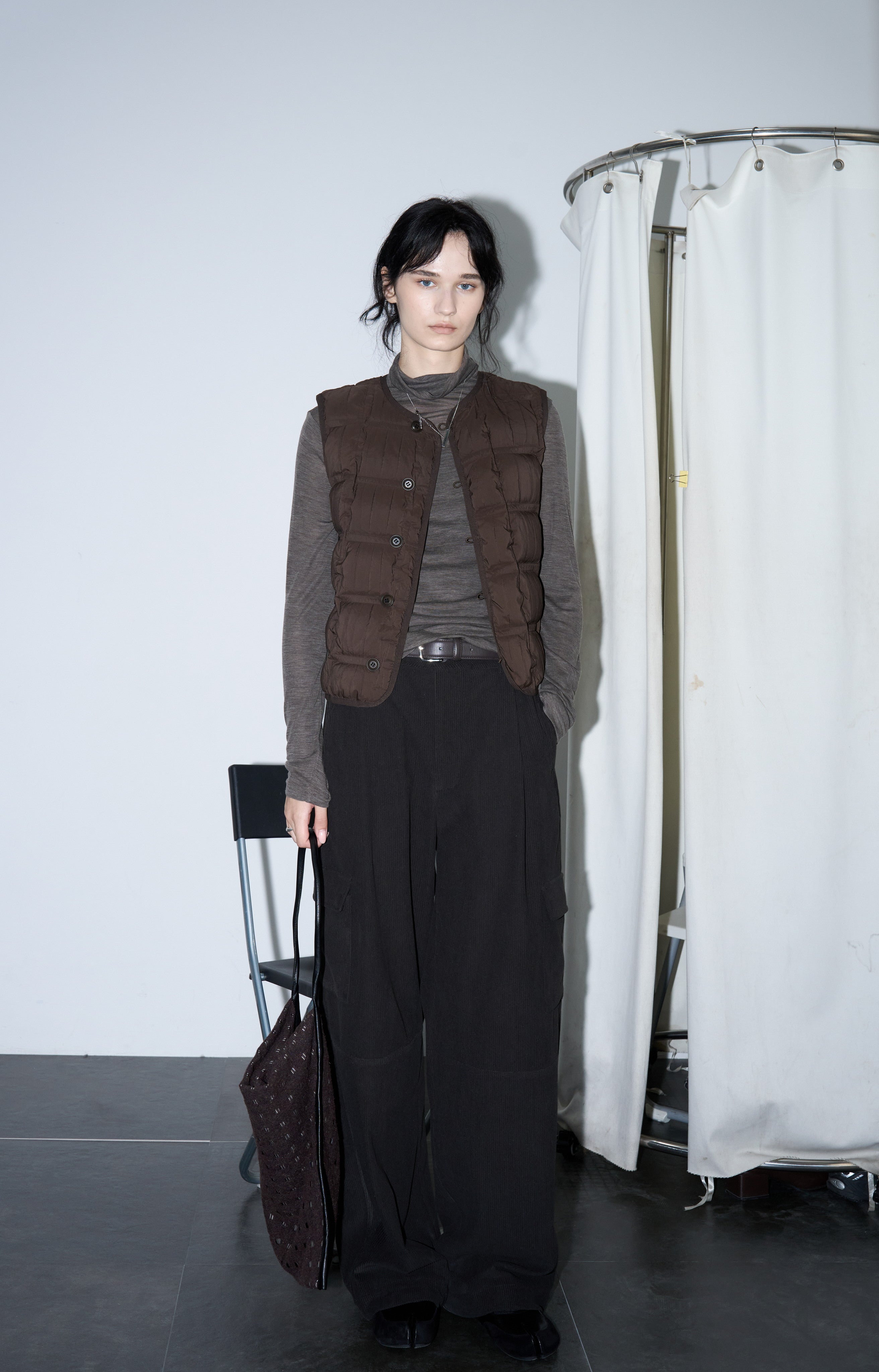WRINKLE BLOCK DOWN VEST / リンクルブロックダウンベスト