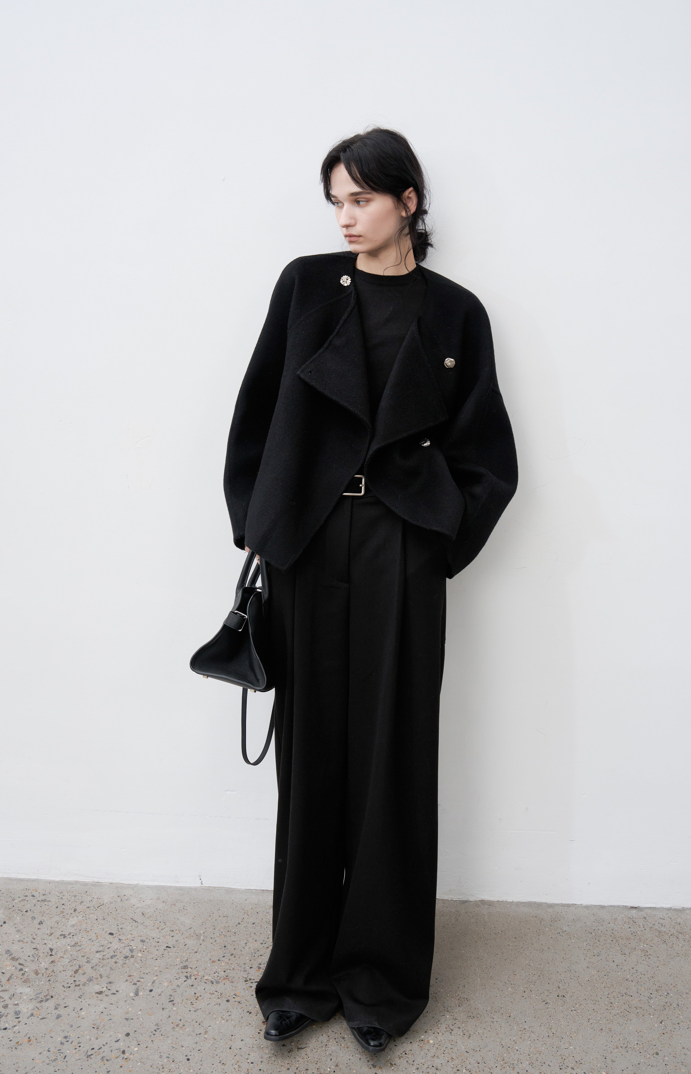 ASSORTED BUTTON WOOL COAT