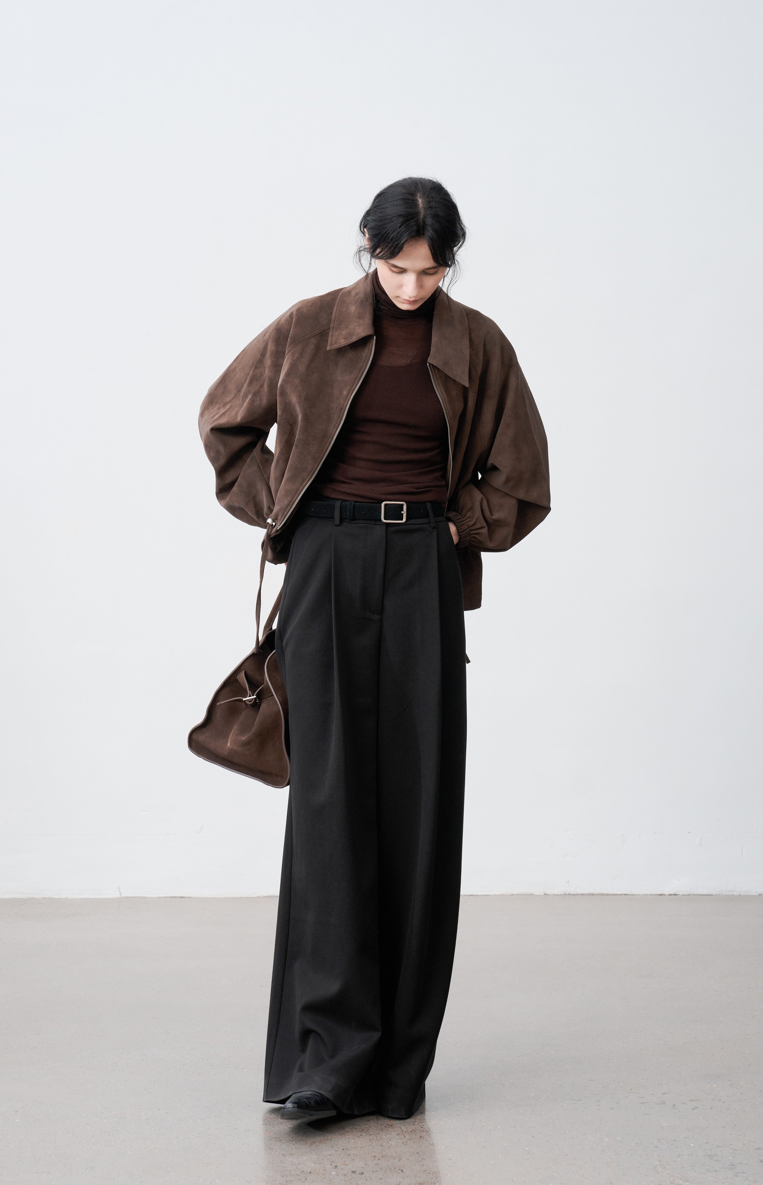 WIDE TUCK WARM SLACKS / ワイドタックウォームスラックス