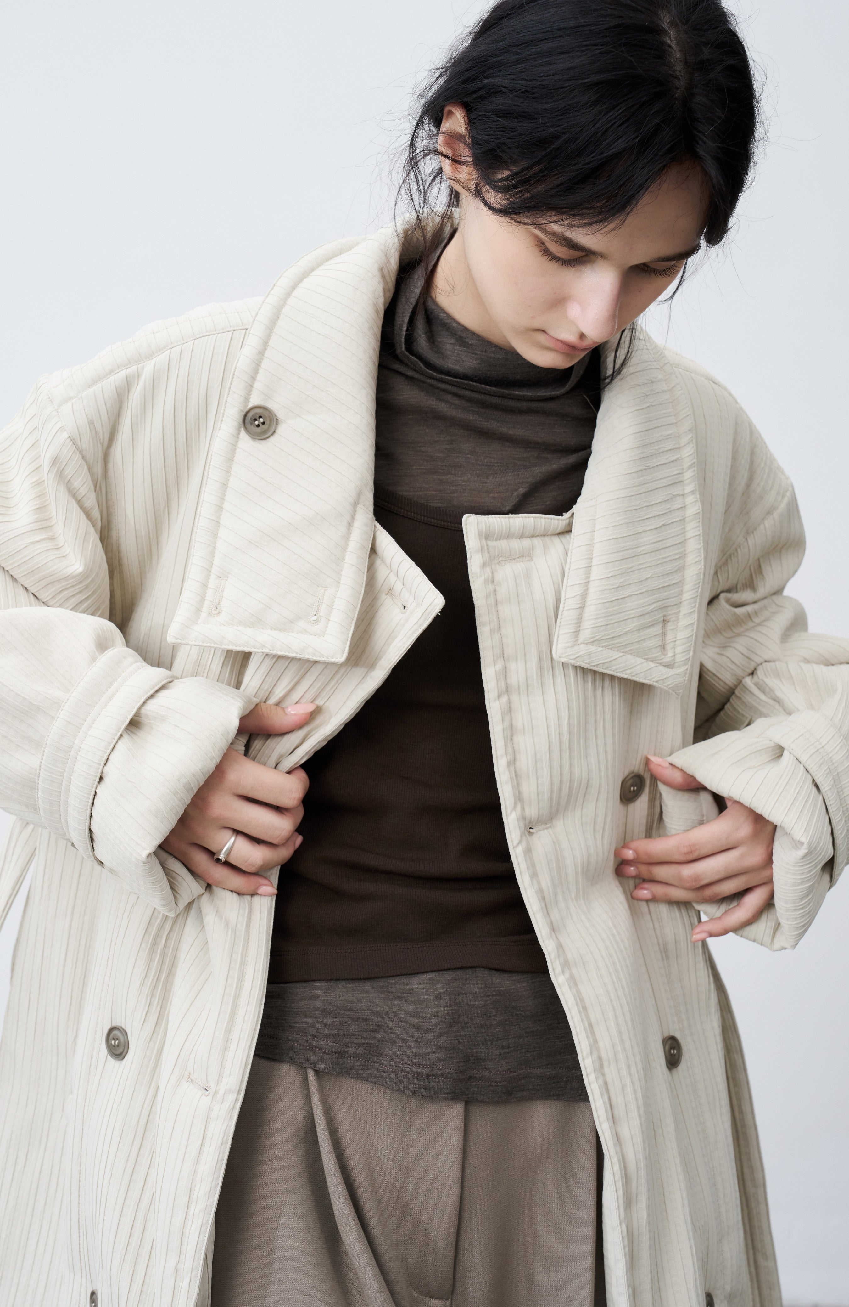 EDGE TEXTURE CLASSIC COAT / エッジテクスチャークラシックコート