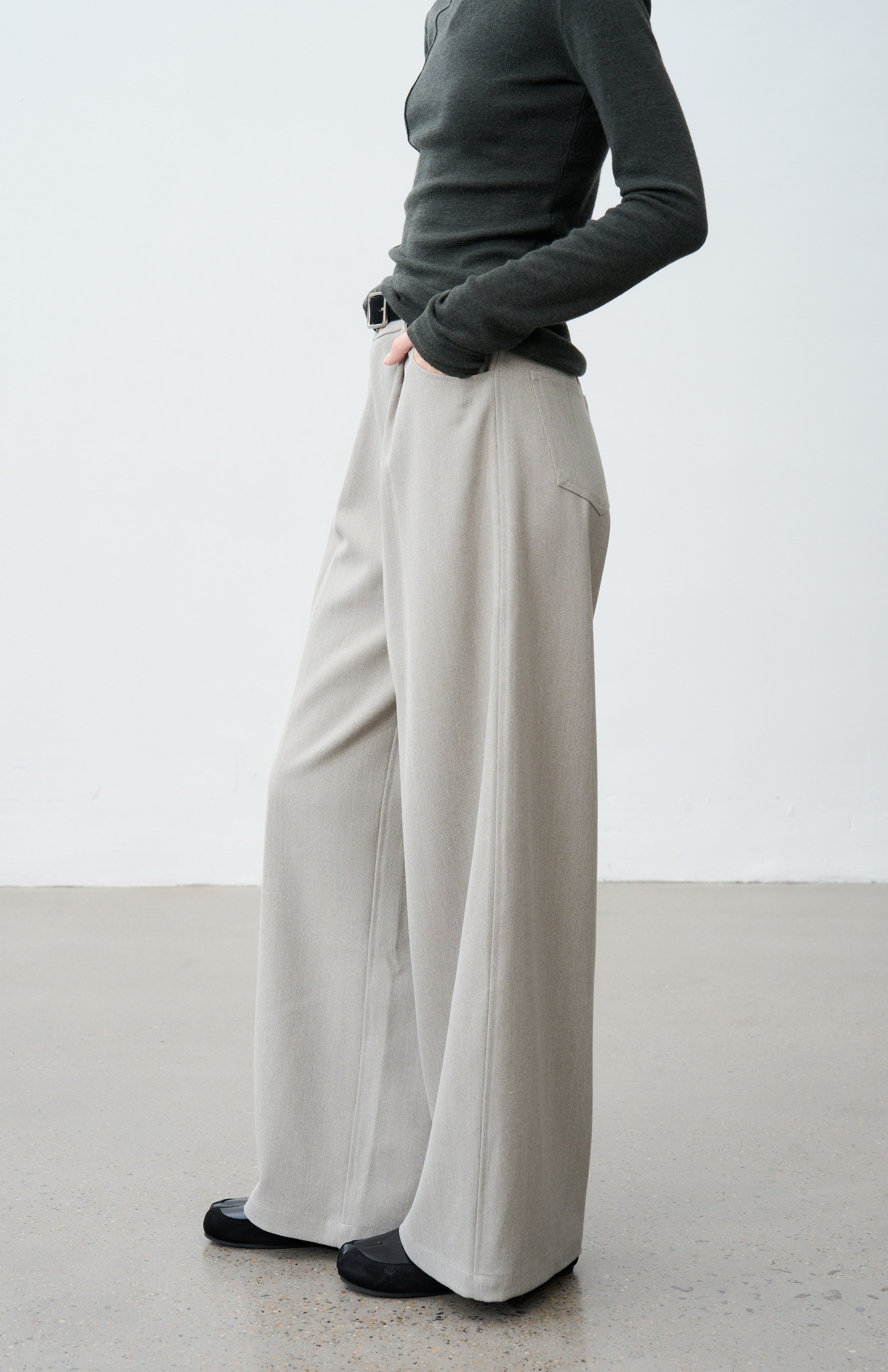 WARM COLOR CURVE PANTS / 웜 컬러 커브 팬츠