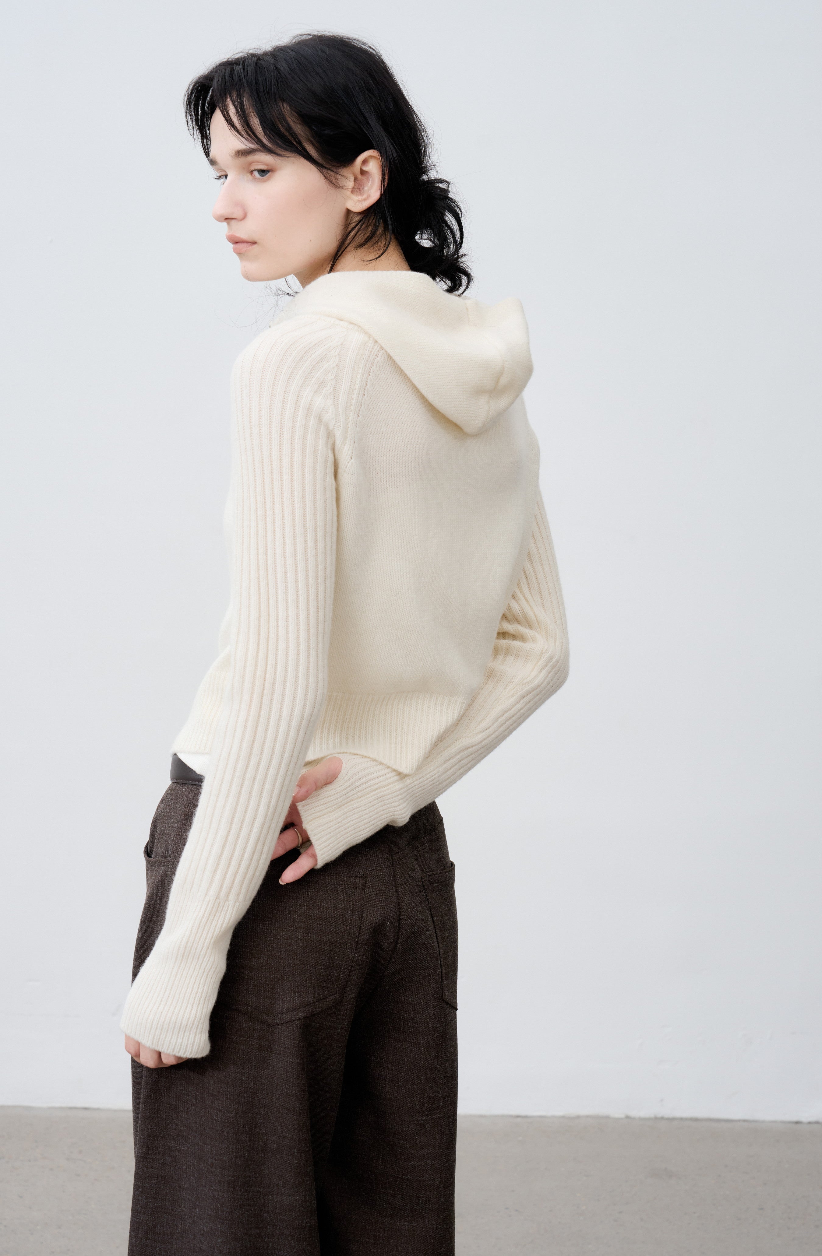 ZIP FIT WOOL CARDIGAN / ジップフィットウールカーディガン