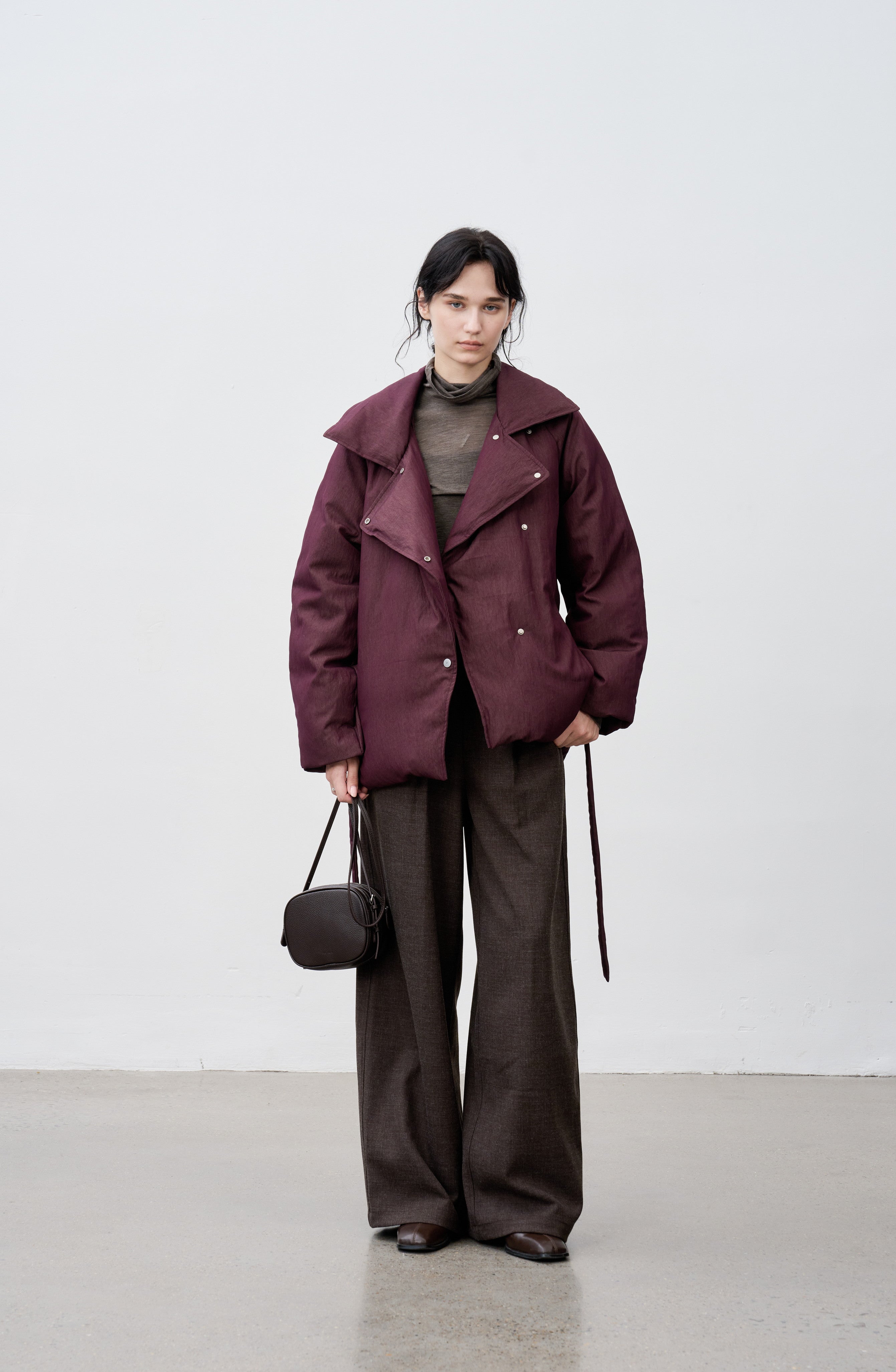 EDGE COLOR LAPEL DOWN / 엣지 컬러 라펠 다운