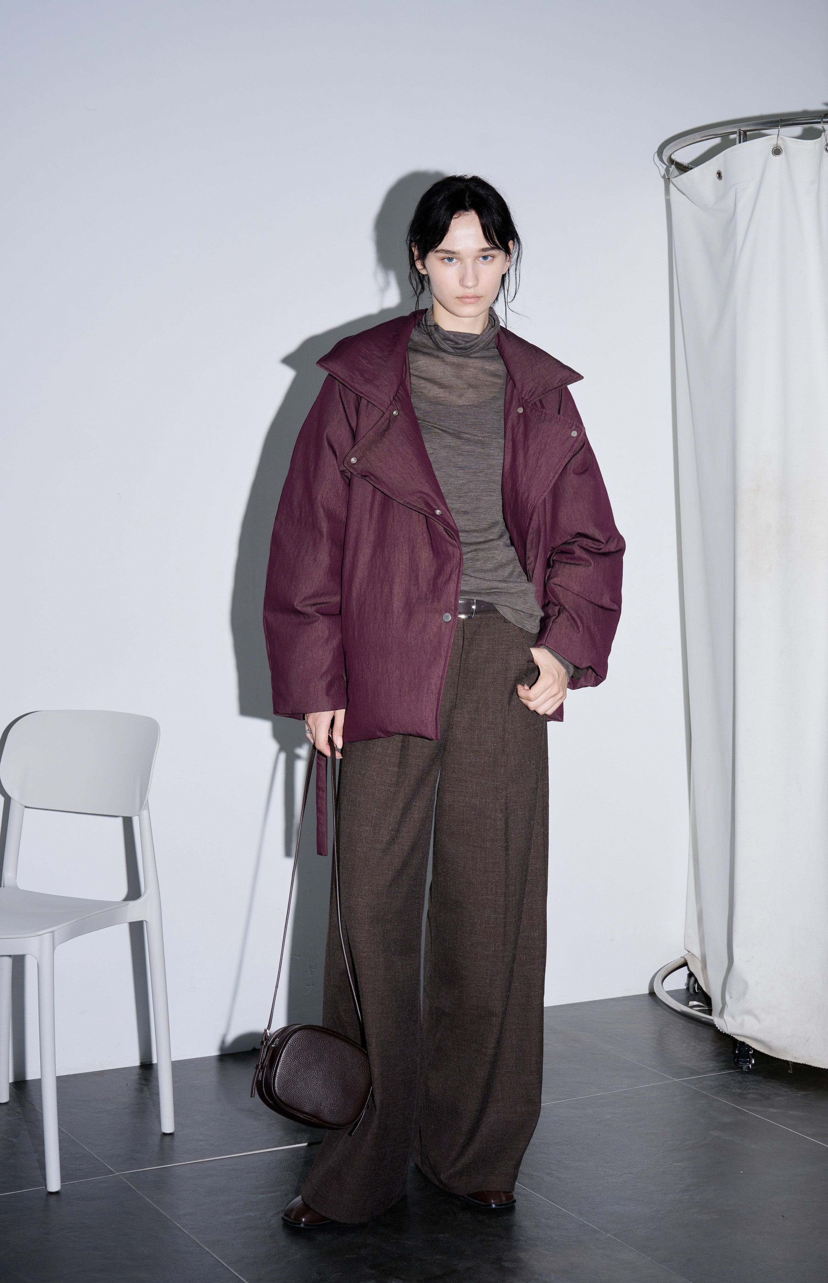 EDGE COLOR LAPEL DOWN / 엣지 컬러 라펠 다운