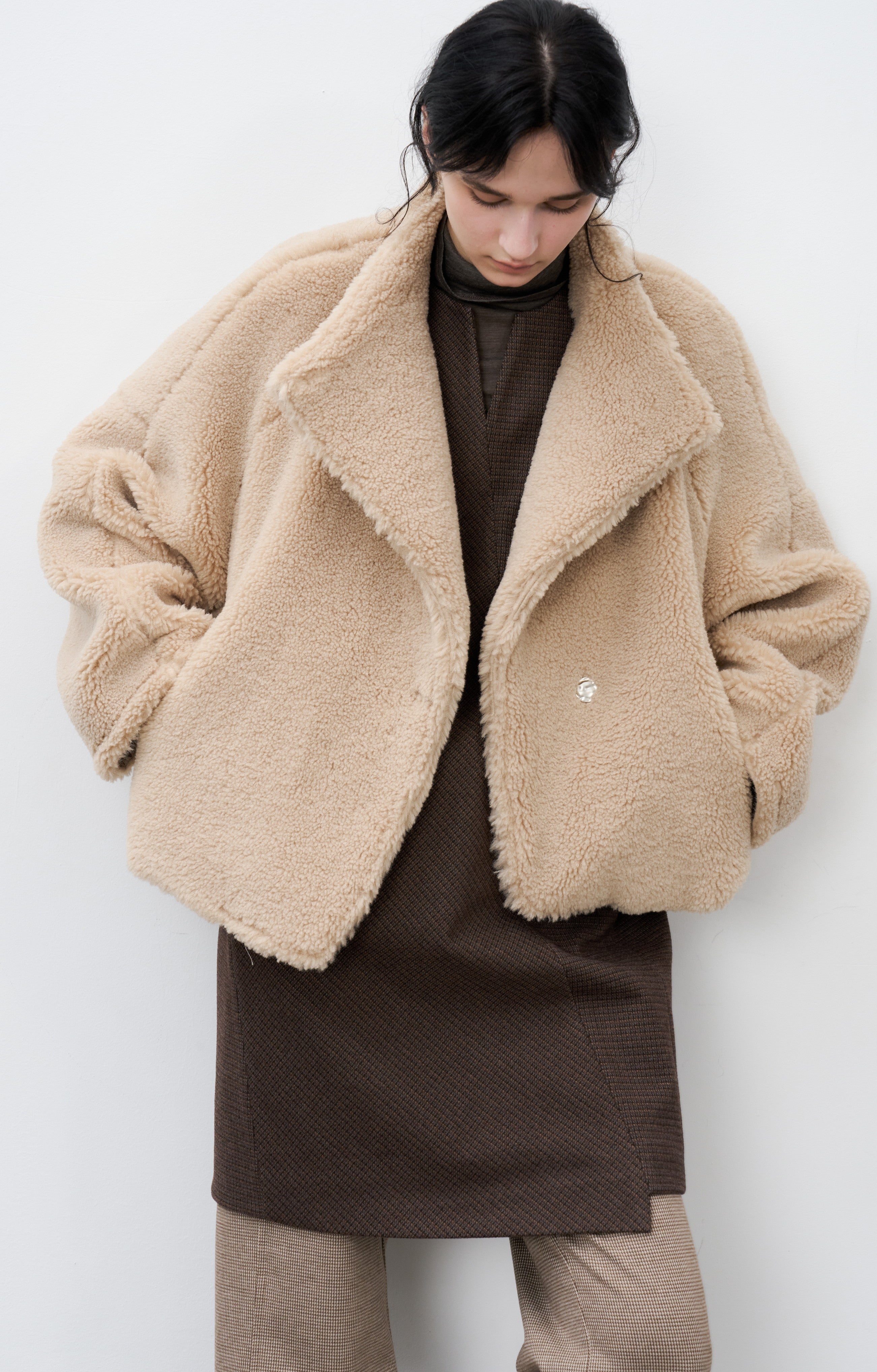 WARM LAPEL BOA JACKET / ウォームラペルボアジャケット