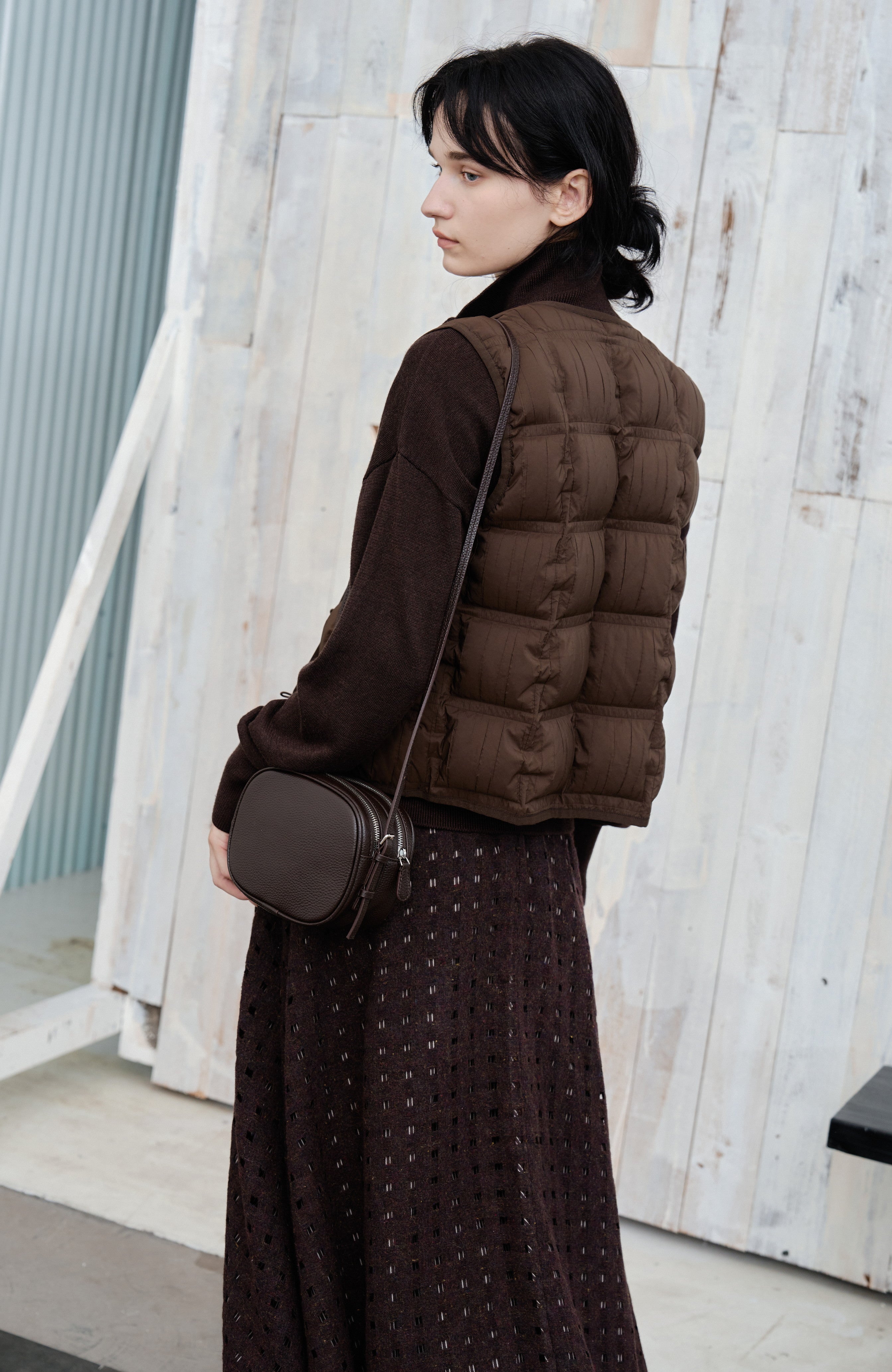 WRINKLE BLOCK DOWN VEST / リンクルブロックダウンベスト