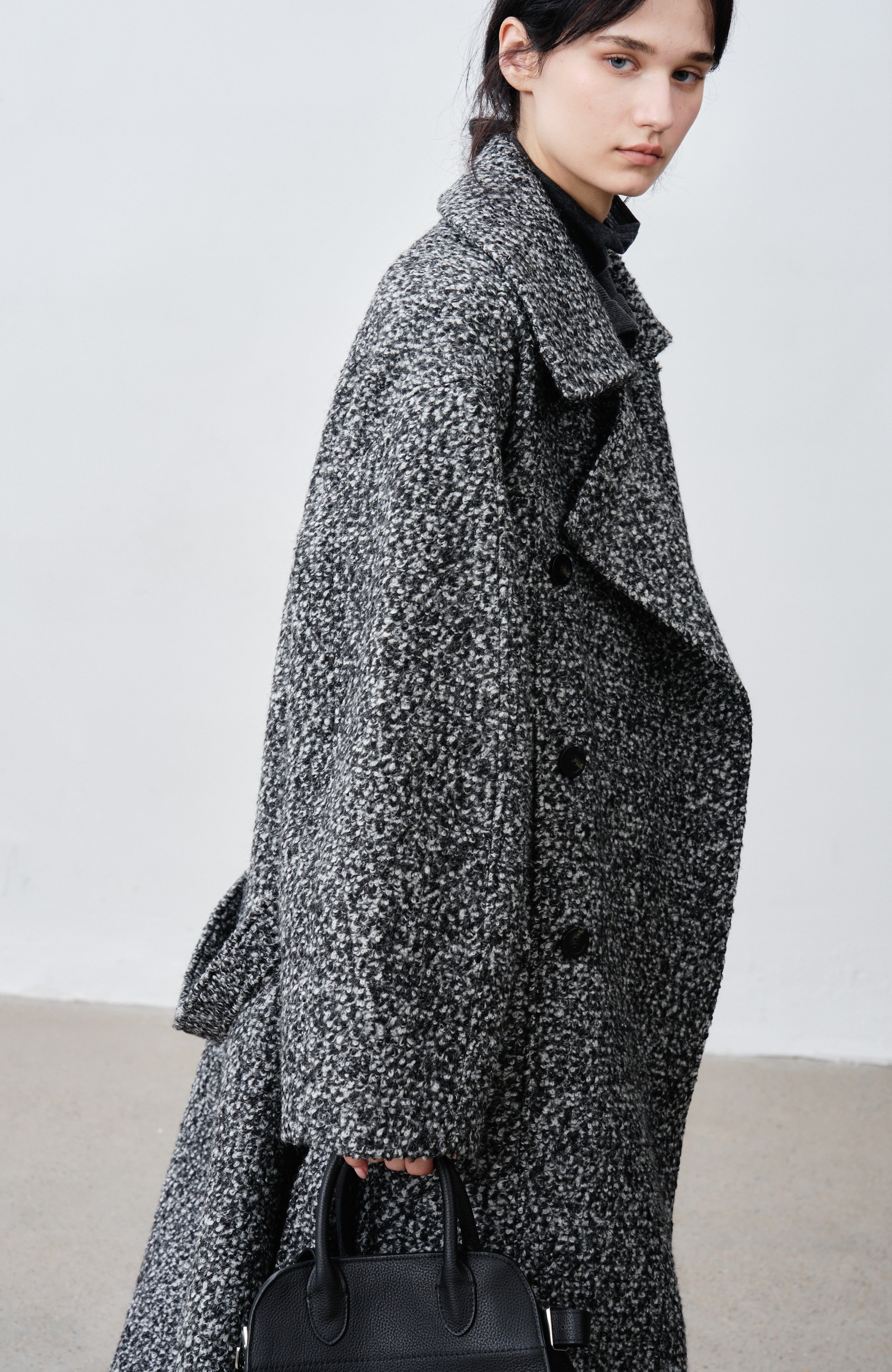 MORSE DOT WOOL COAT / 몰스닷 울 코트