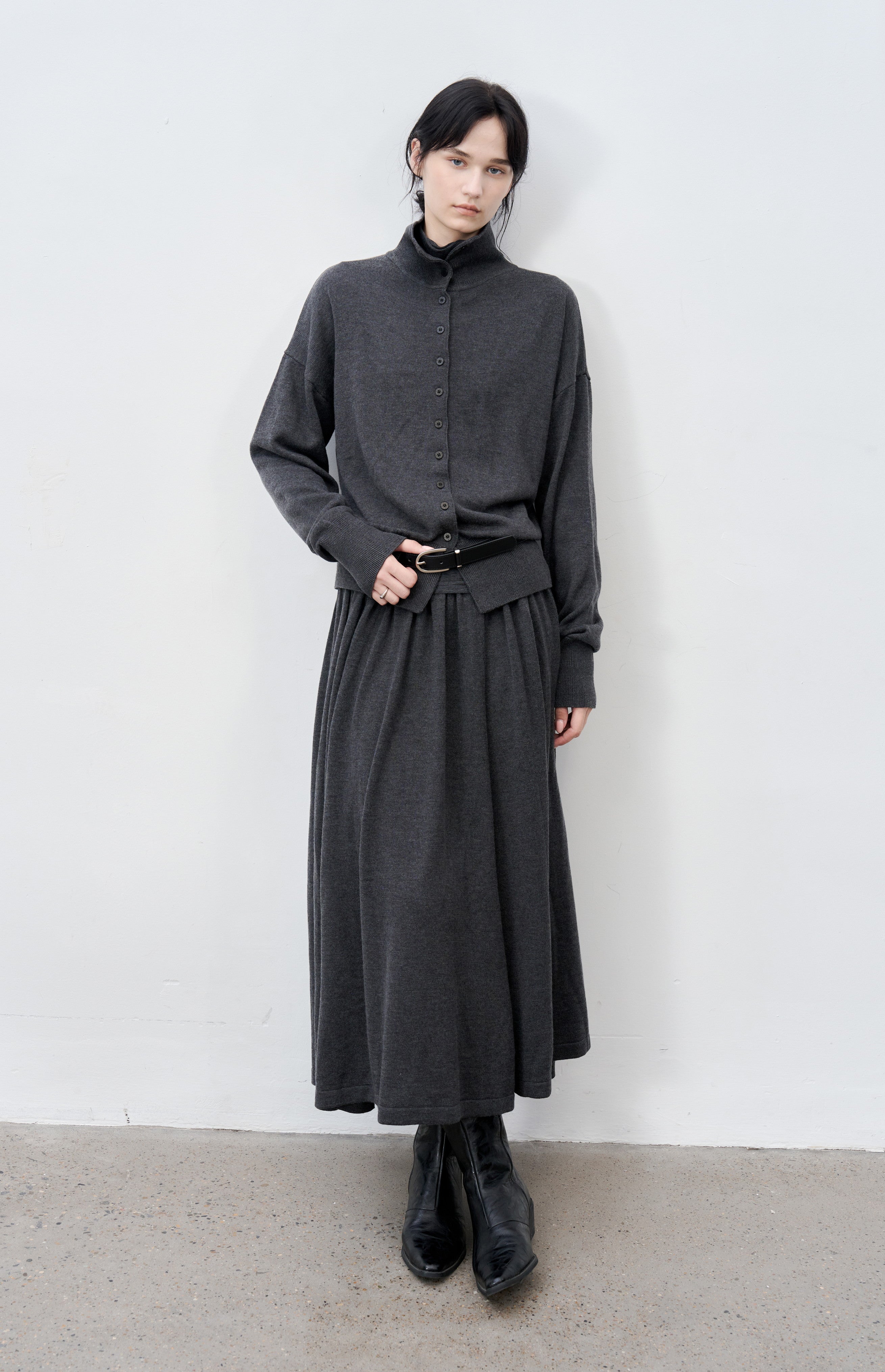 SOFT FIT TURTLE CARDIGAN / ソフトフィットタートルカーディガン