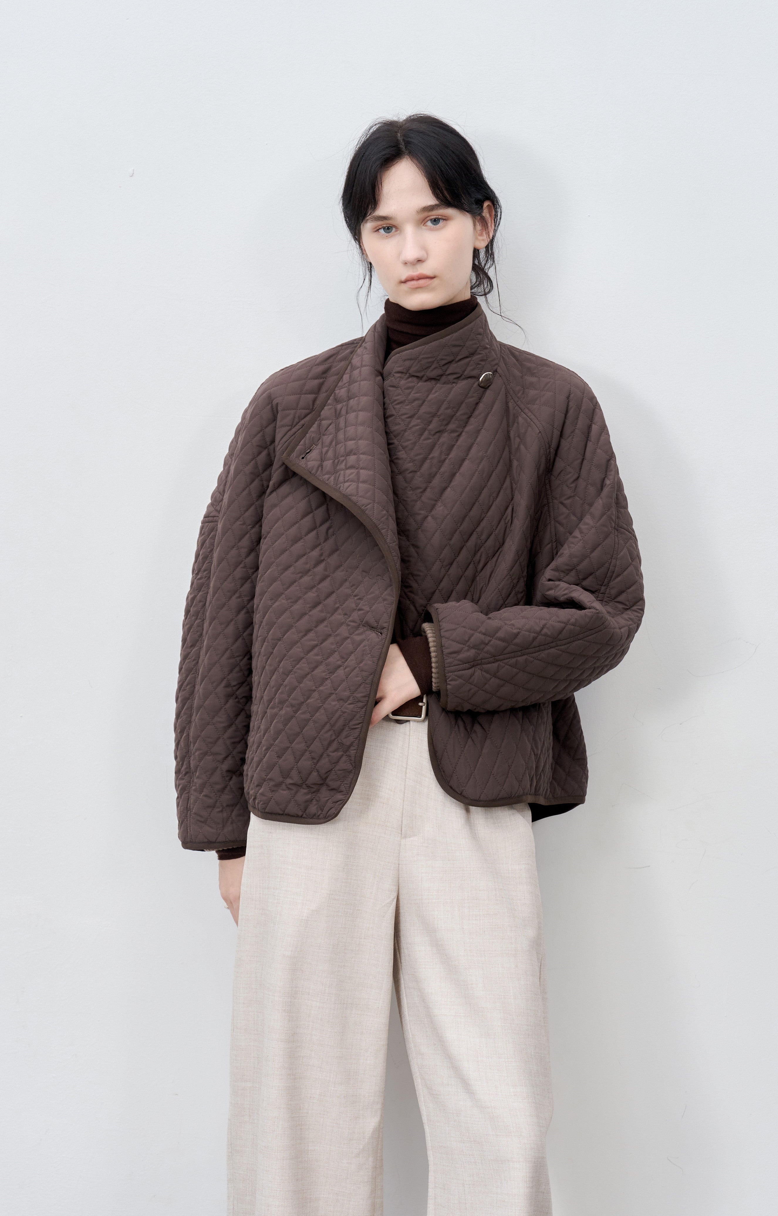 WIDE LEG CROPPED PANTS / ワイドレッグクロップドパンツ