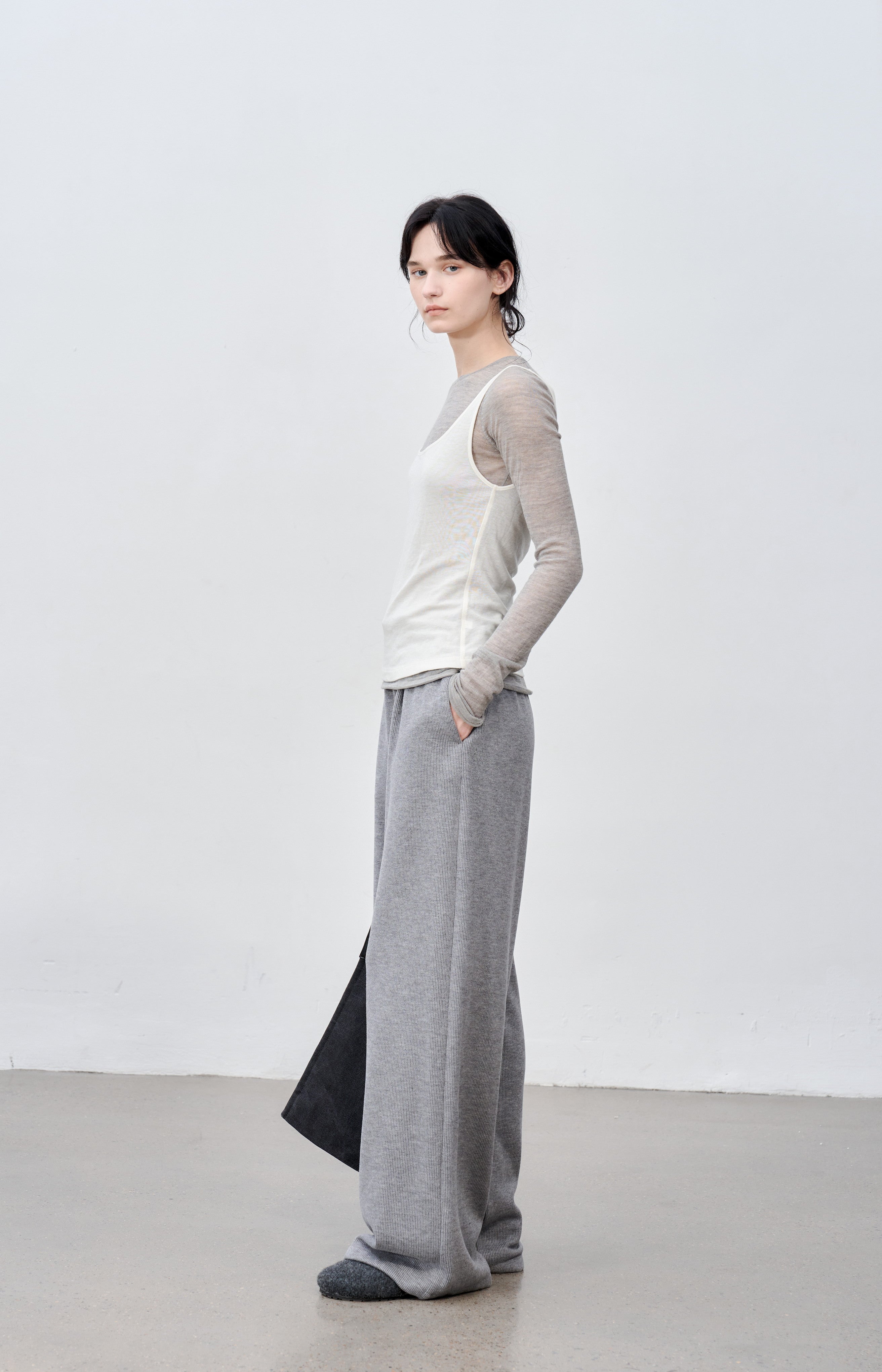 DRAPE WARM SWEATPANTS / ドレープウォームスウェットパンツ