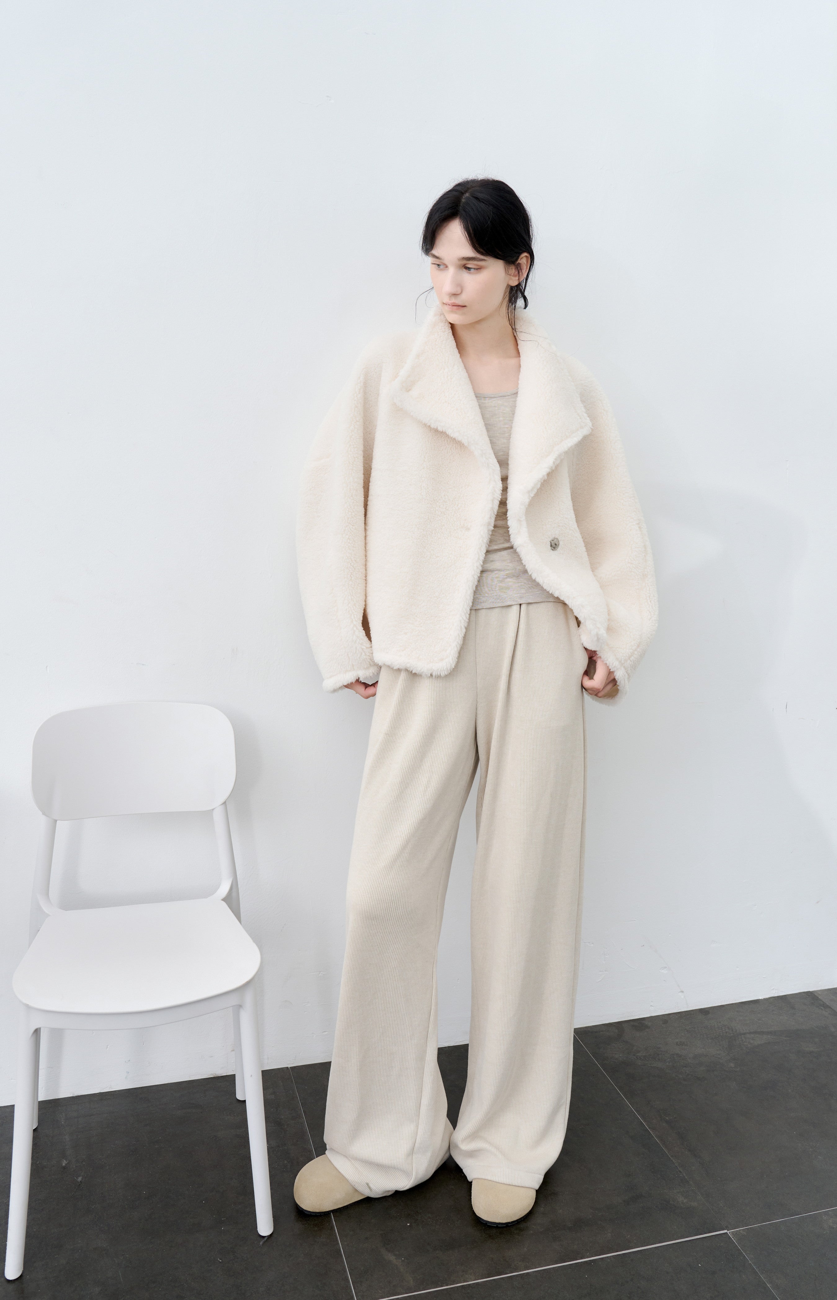 DRAPE WARM SWEATPANTS / ドレープウォームスウェットパンツ