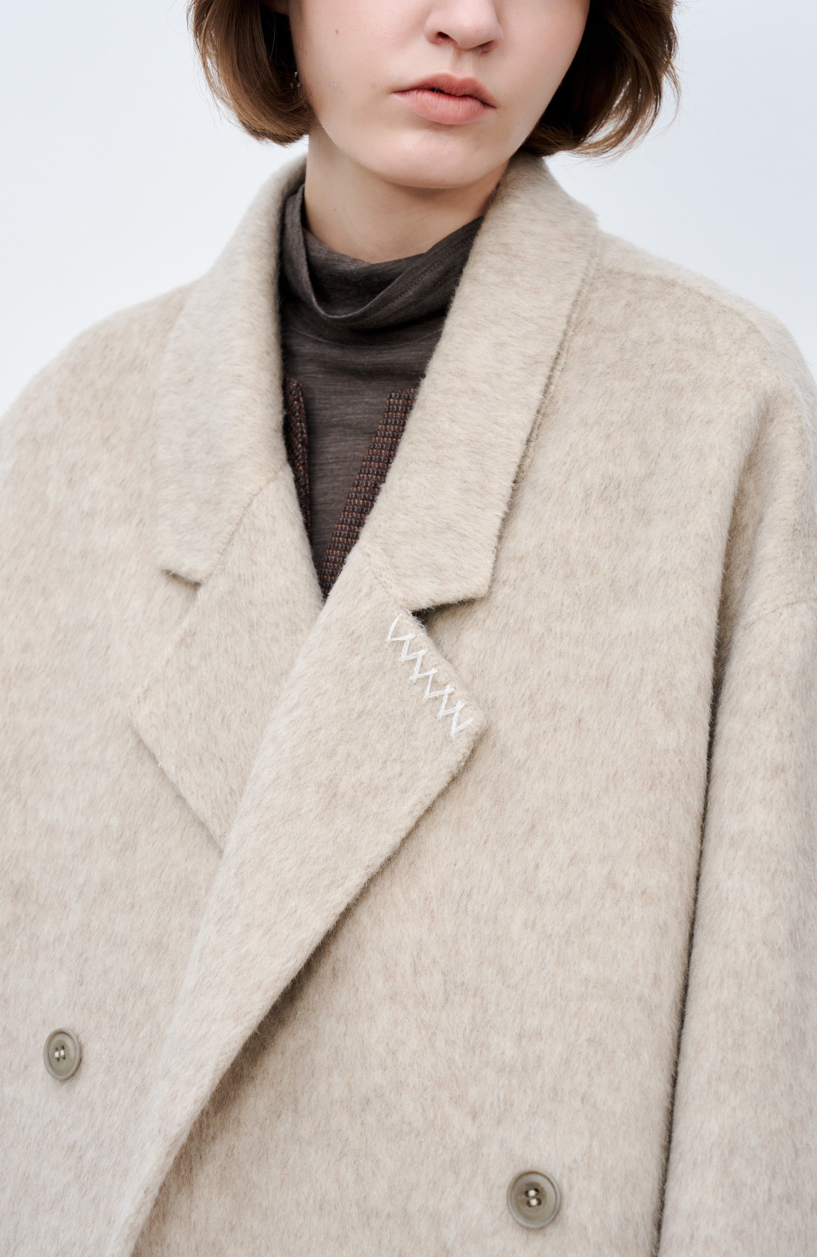 SOFT FURRY WOOL COAT / 소프트 파리 울 코트