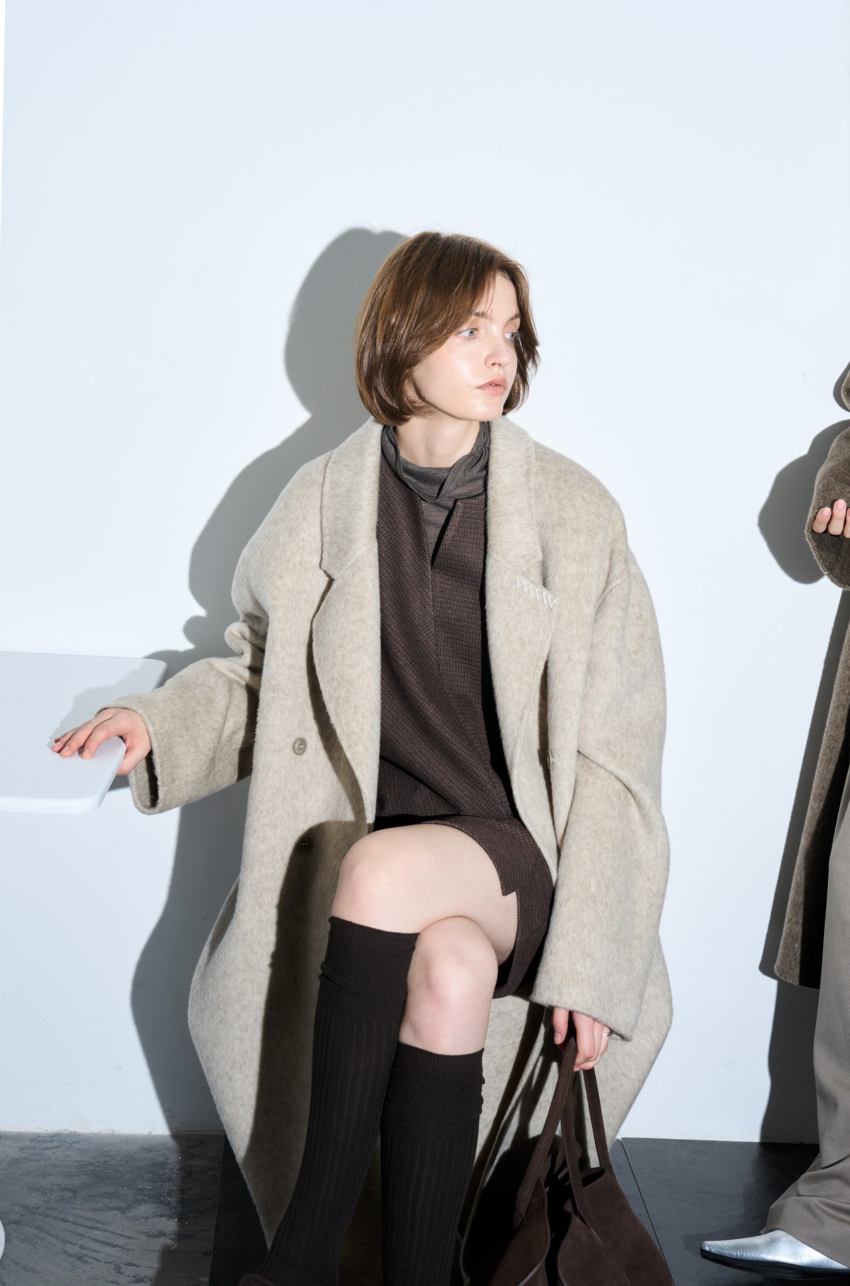 SOFT FURRY WOOL COAT / 소프트 파리 울 코트