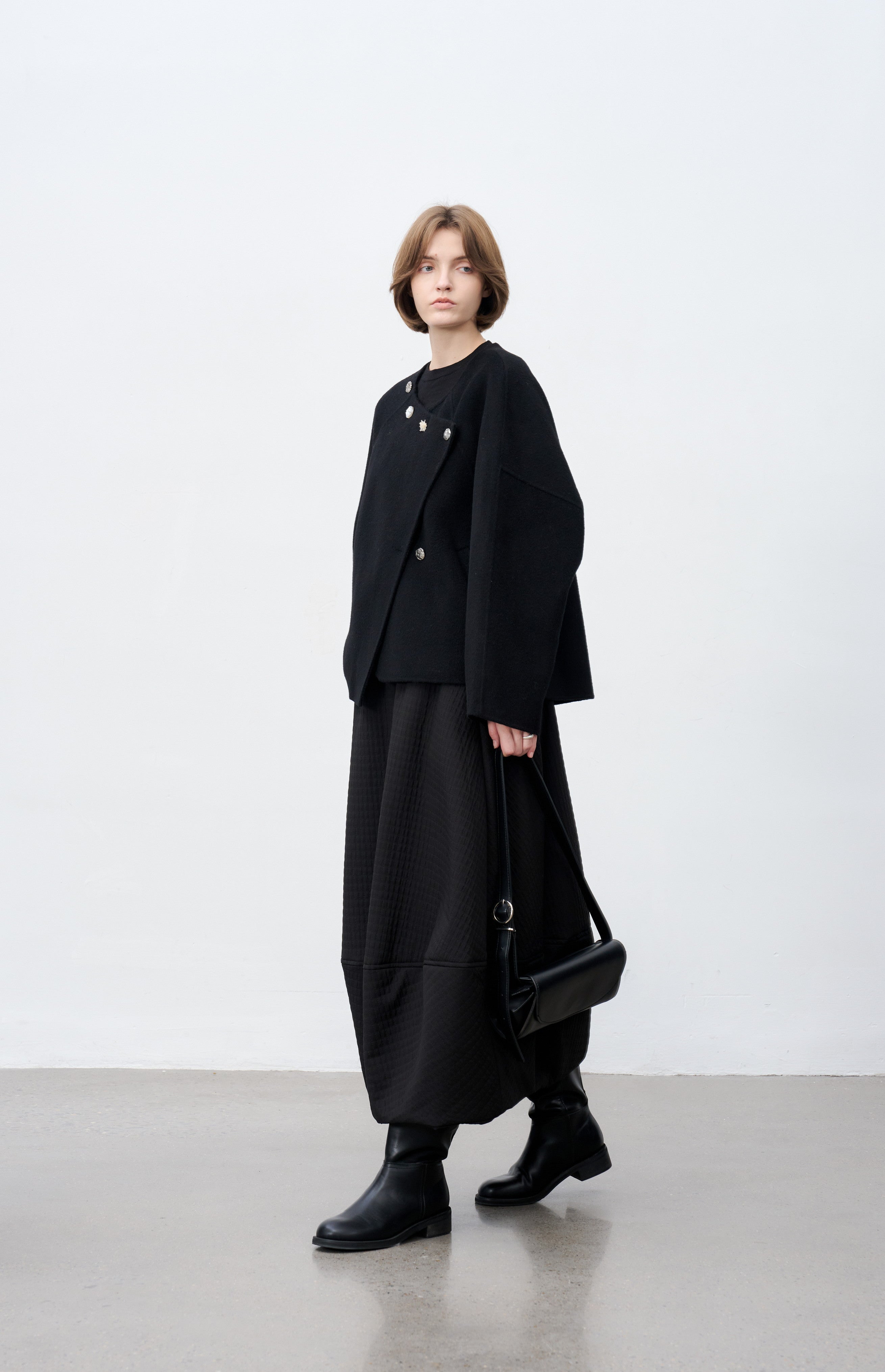 完全新品　ジャガードグリッドバルーンスカート JACQUARD GRID BALLOON SKIRT / ジャガードグリッドバルーンスカート