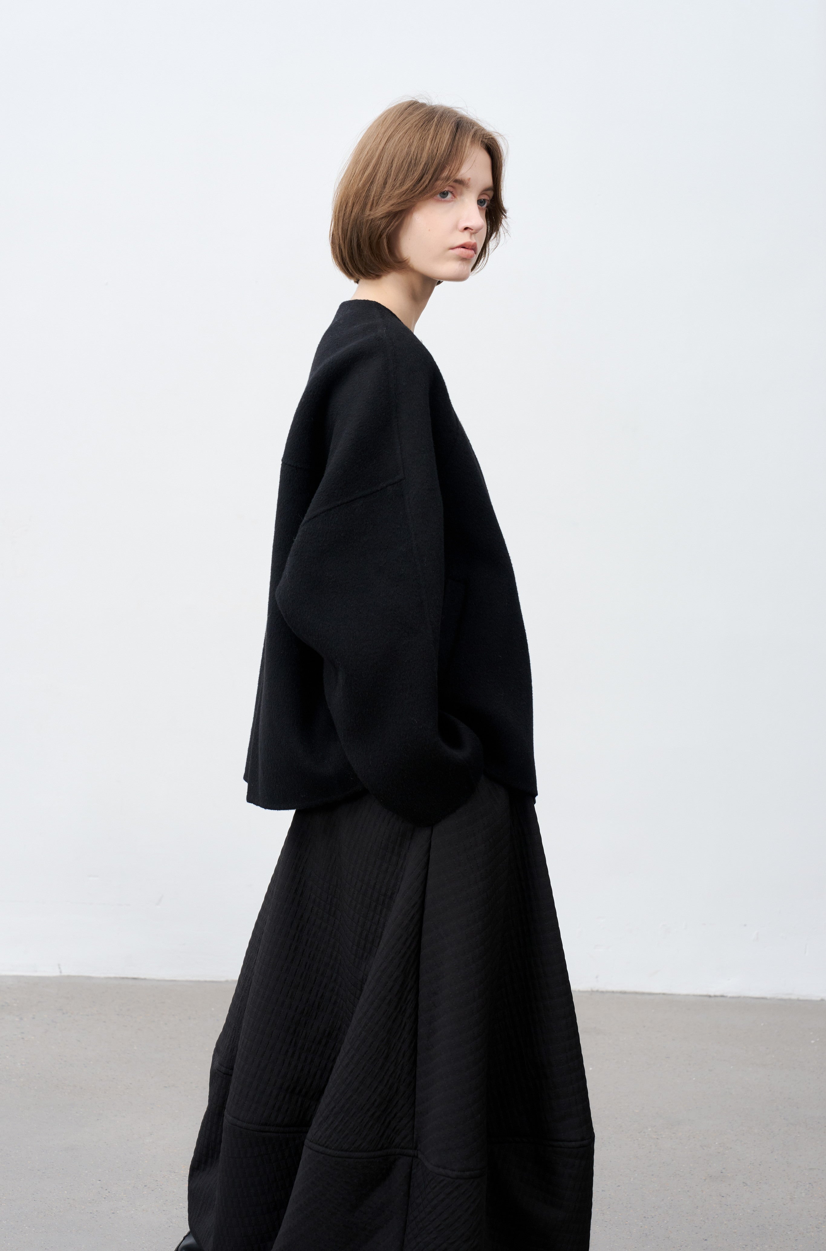 ASSORTED BUTTON WOOL COAT