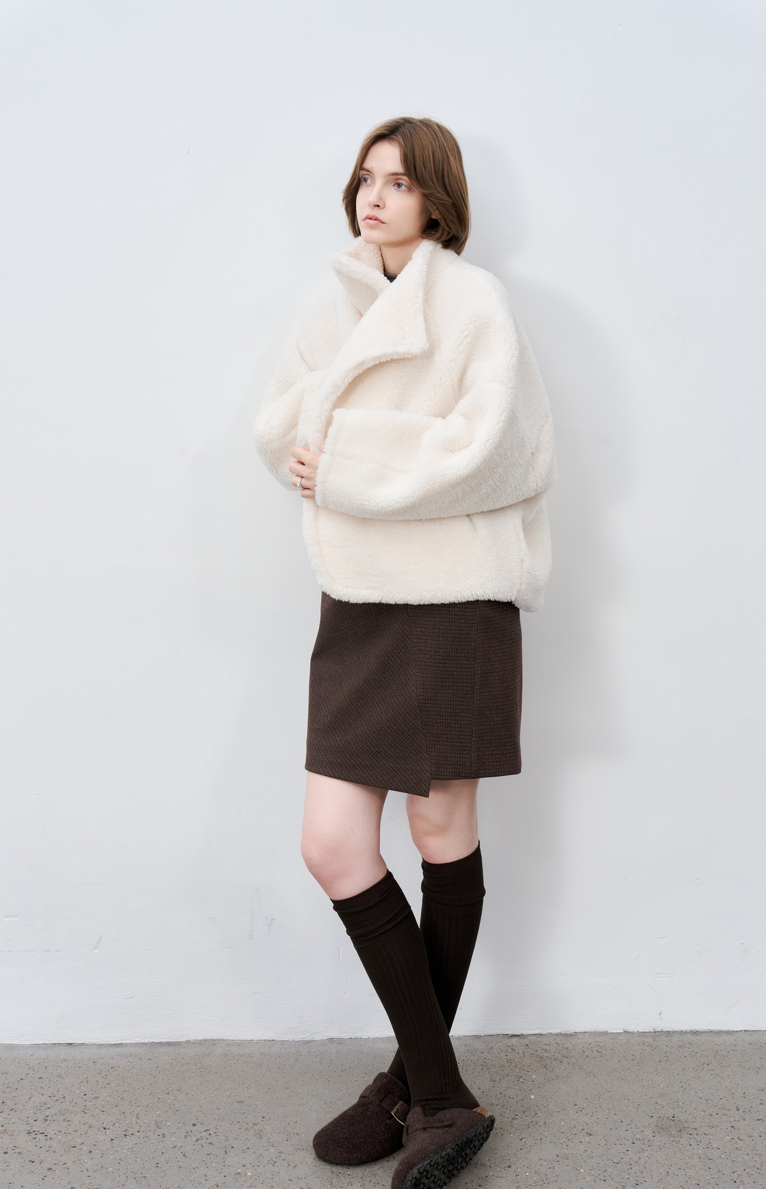 WARM LAPEL BOA JACKET / ウォームラペルボアジャケット