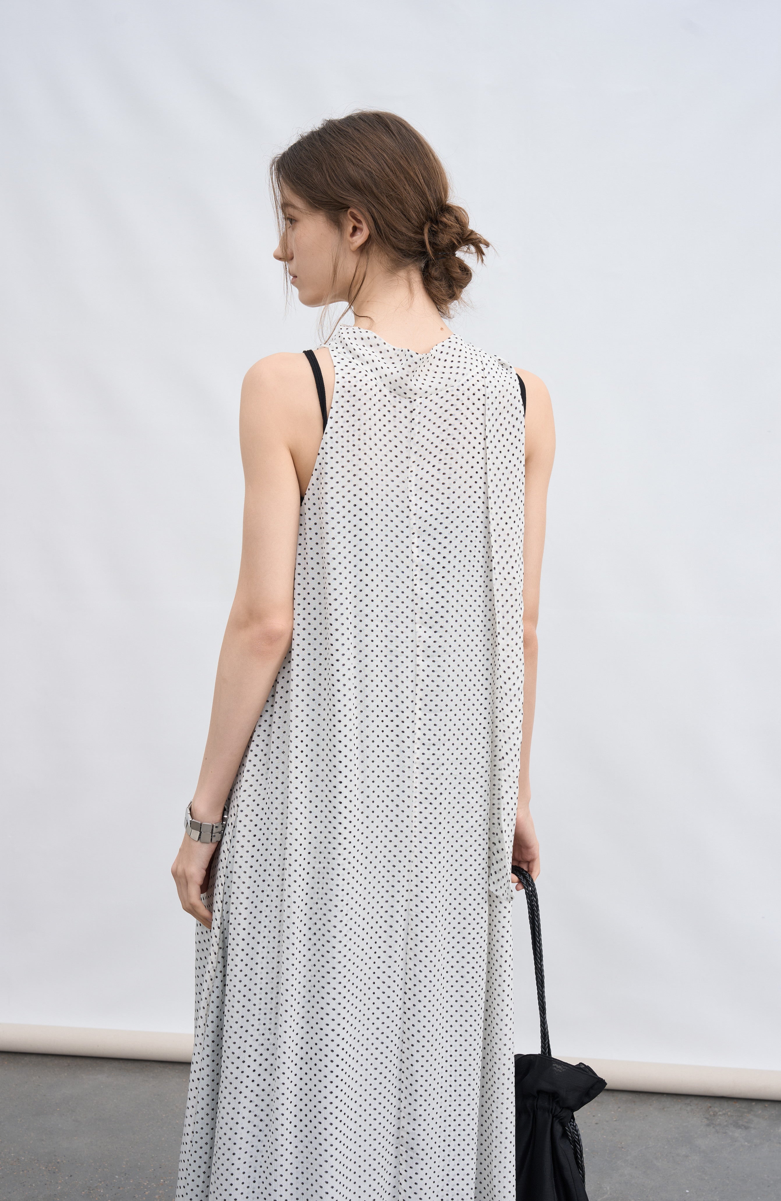 POLKA DOT LAYER DRESS / 폴카 도트 레이어 원피스