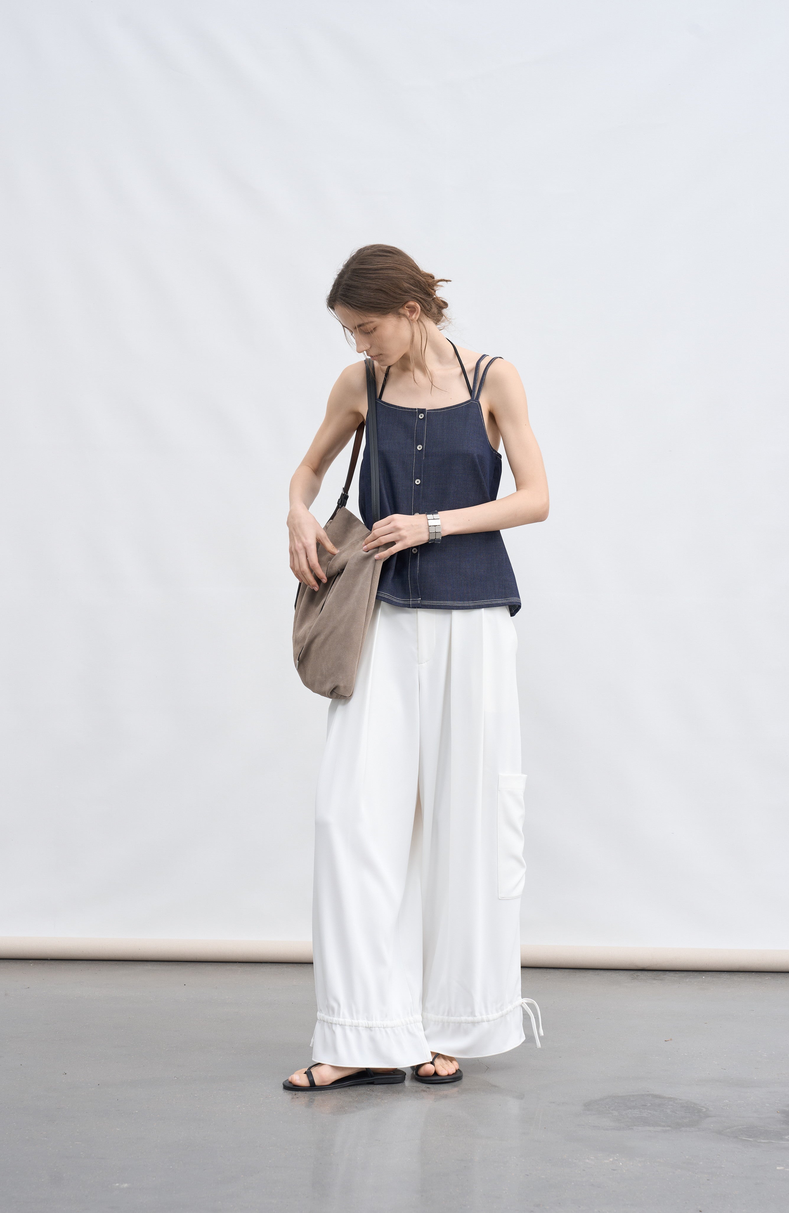 UV CUT DRAWSTRING PANTS