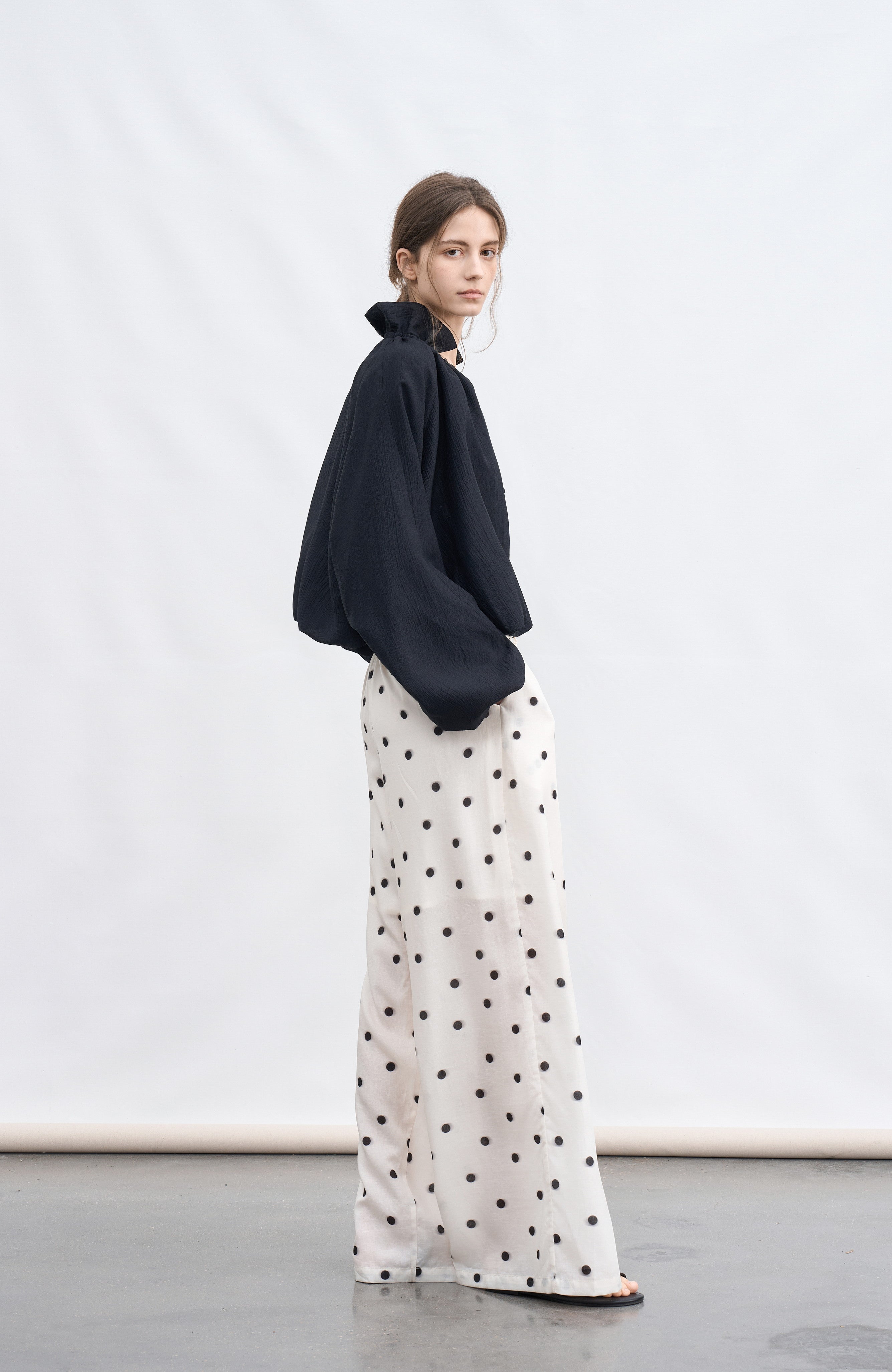 POLKA DOT SMOOTH PANTS