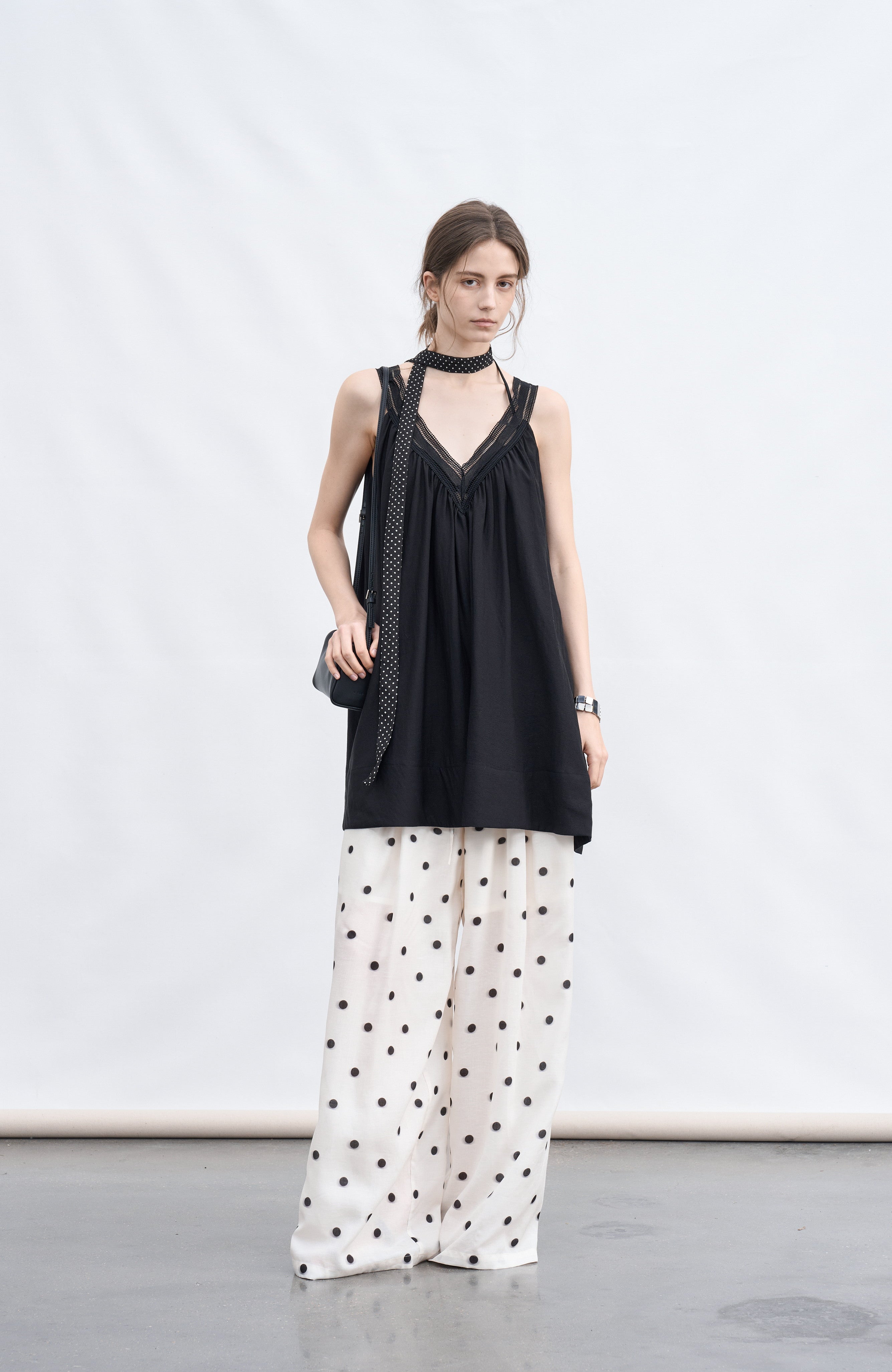 POLKA DOT SMOOTH PANTS