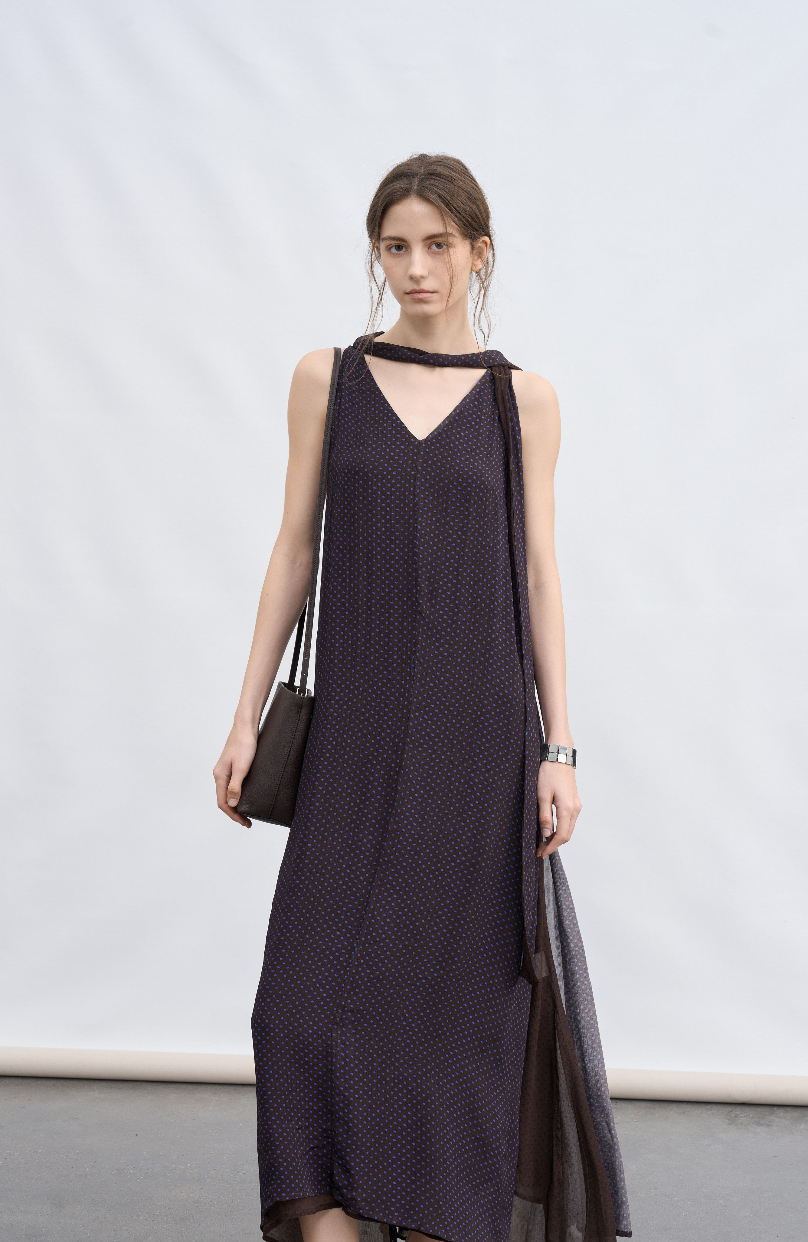 POLKA DOT LAYER DRESS / 폴카 도트 레이어 원피스