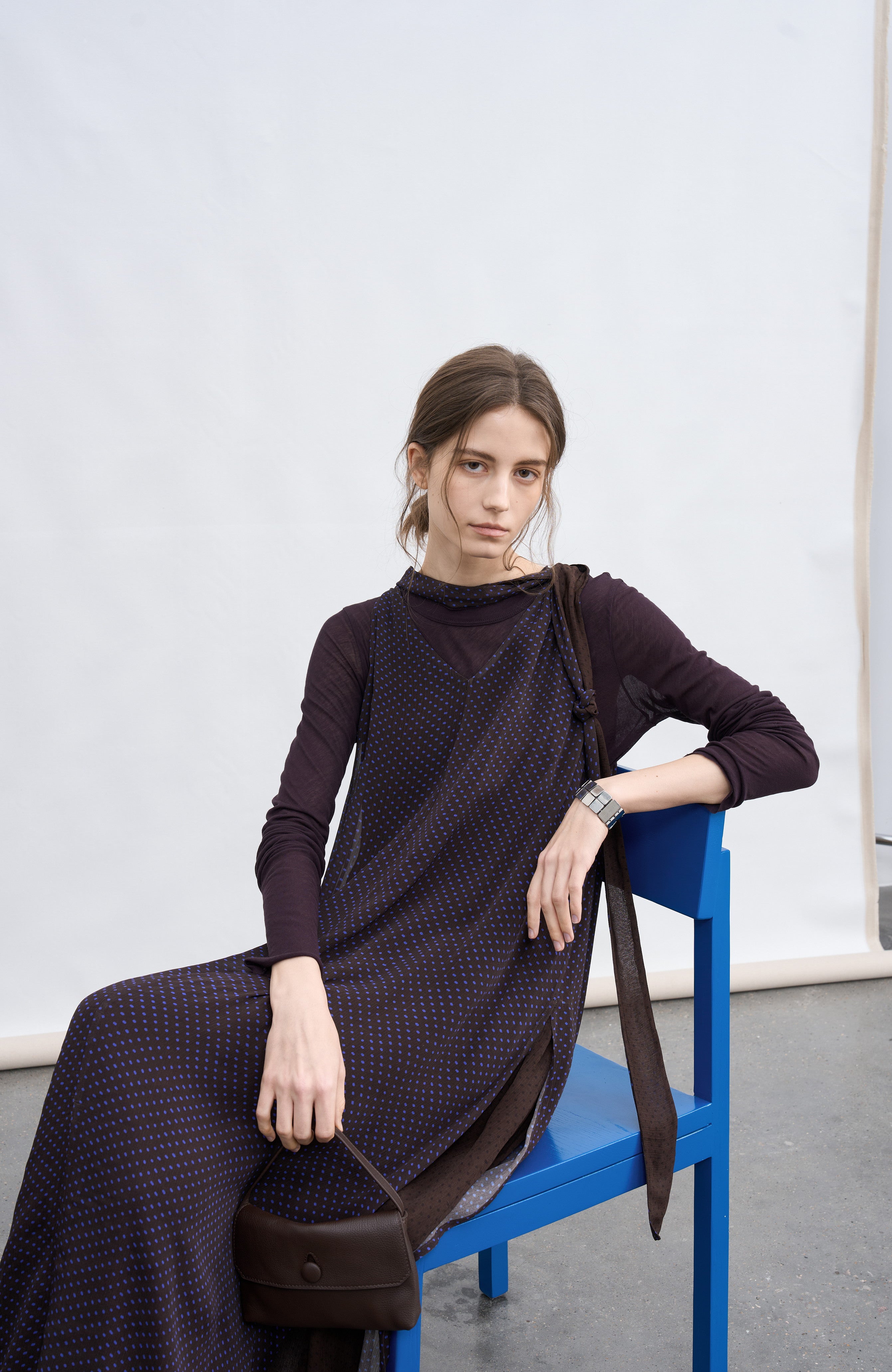 POLKA DOT LAYER DRESS / 폴카 도트 레이어 원피스