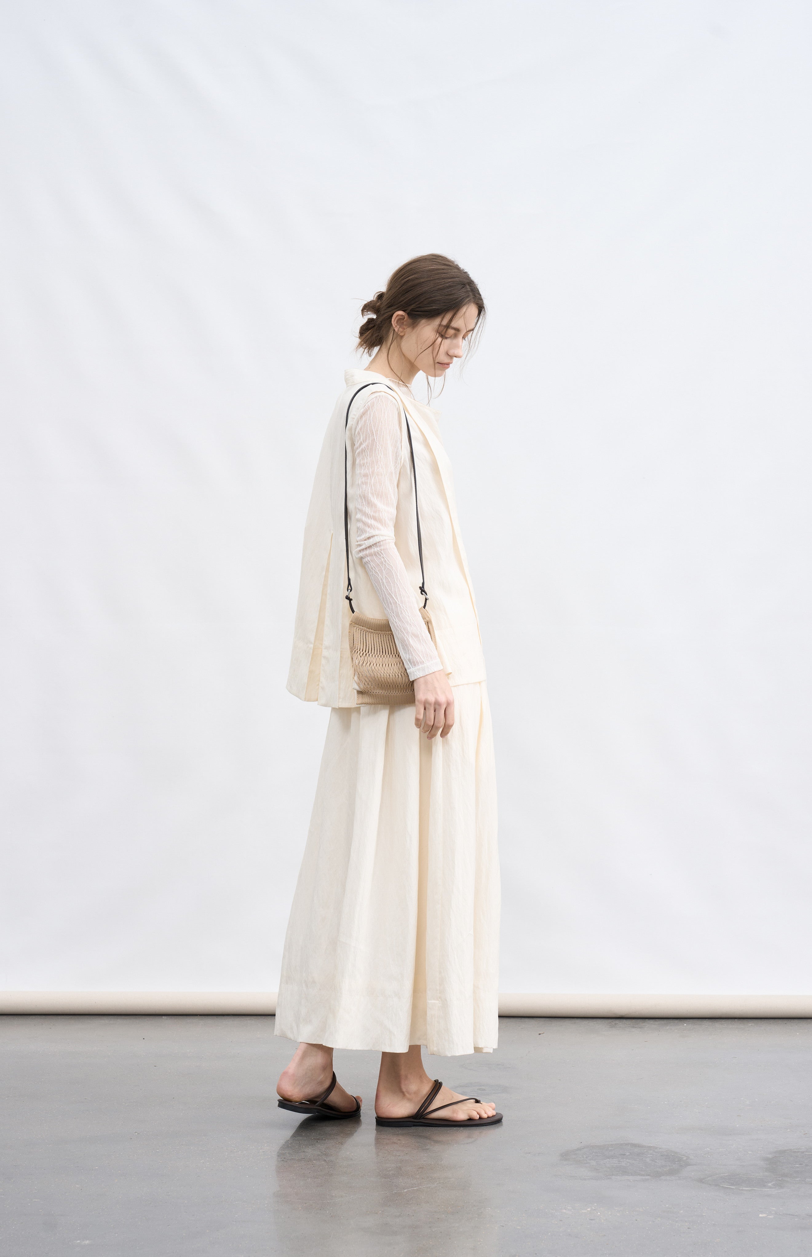 DRY CRINKLE SMOOTH SKIRT / ドライクリンクルスムーススカート