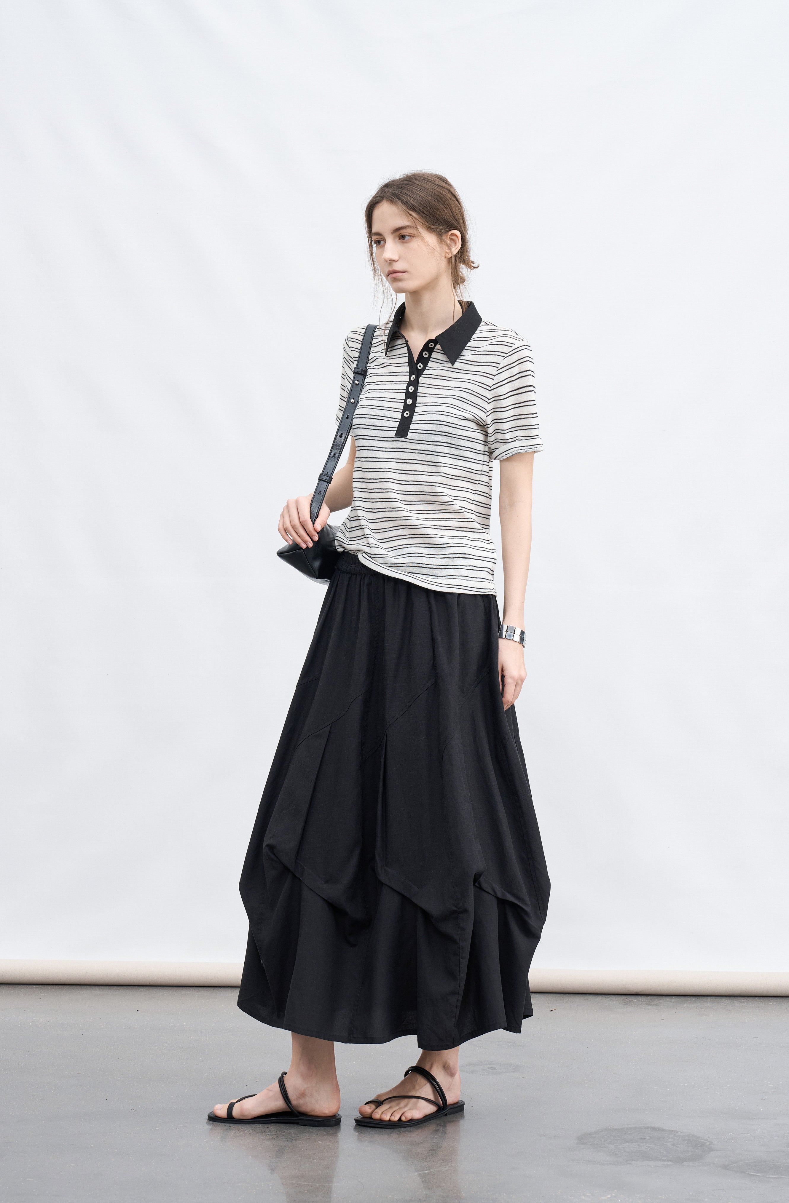 VOLUME TUCK PUFF SKIRT / 볼륨 턱 퍼프 스커트