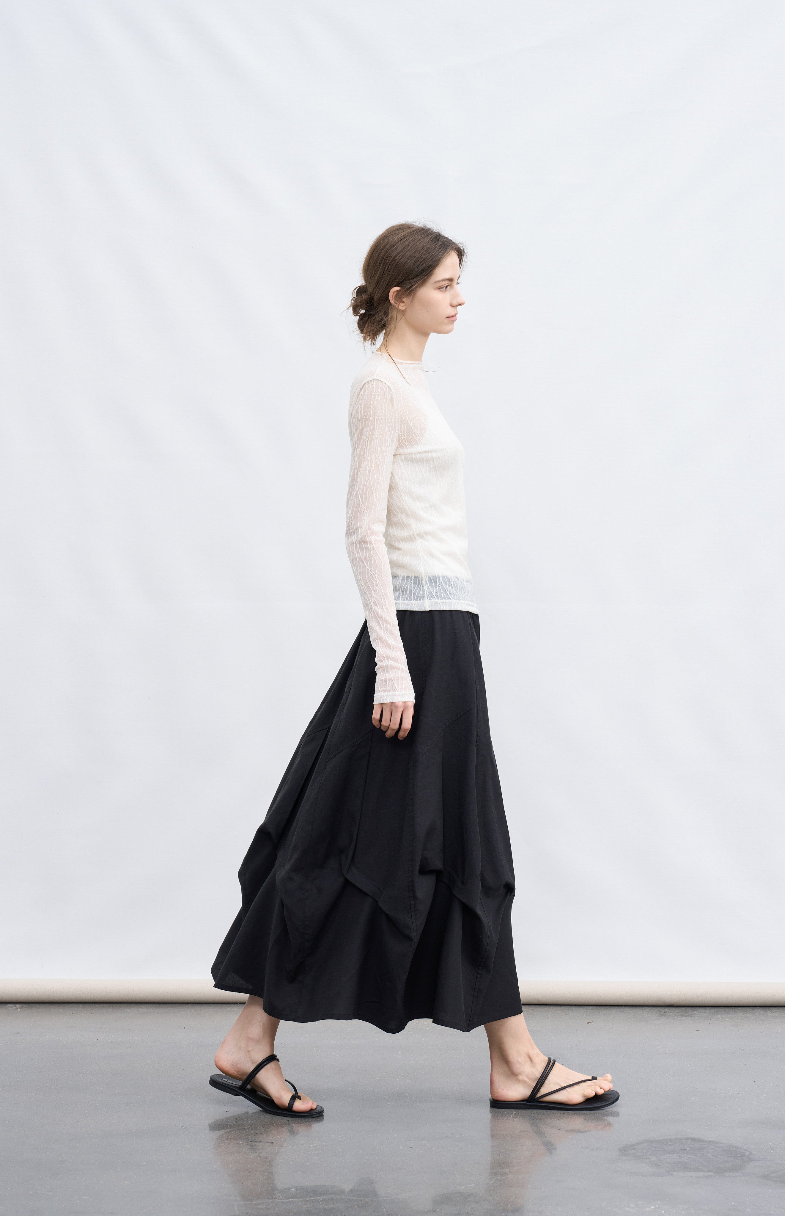 VOLUME TUCK PUFF SKIRT / 볼륨 턱 퍼프 스커트
