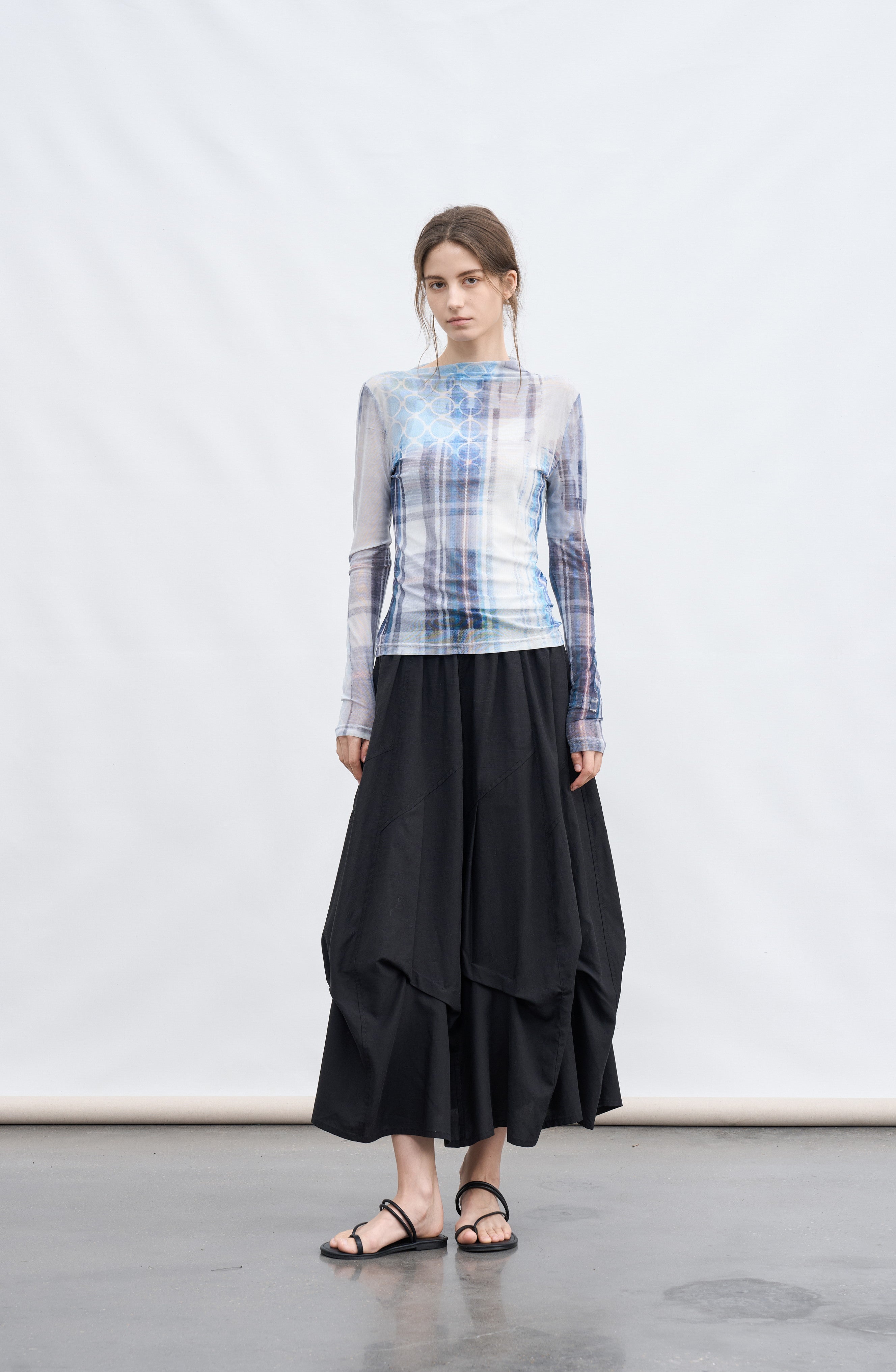 VOLUME TUCK PUFF SKIRT / 볼륨 턱 퍼프 스커트