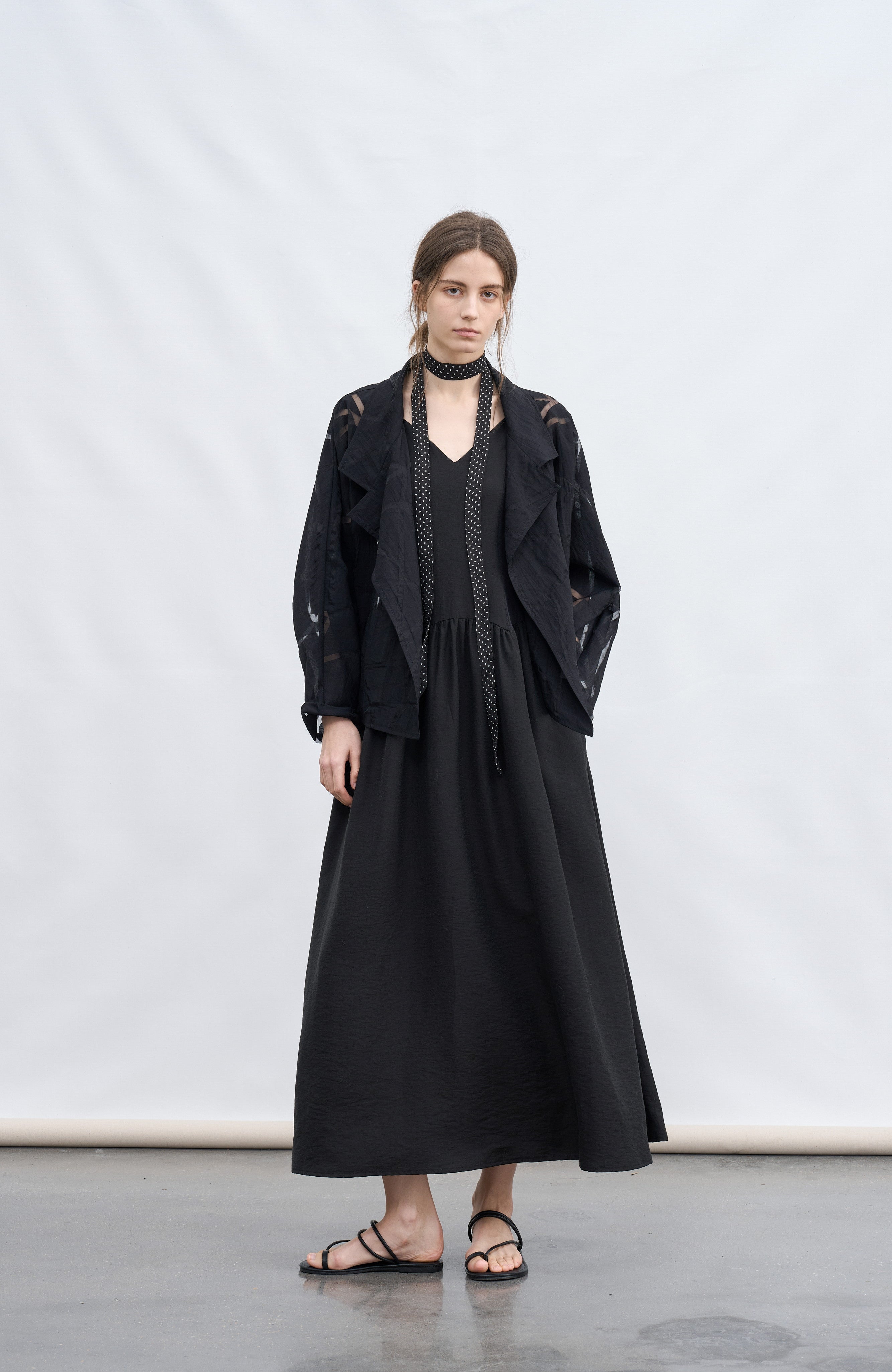 GEOMETRIC SHEER LIGHT JACKET