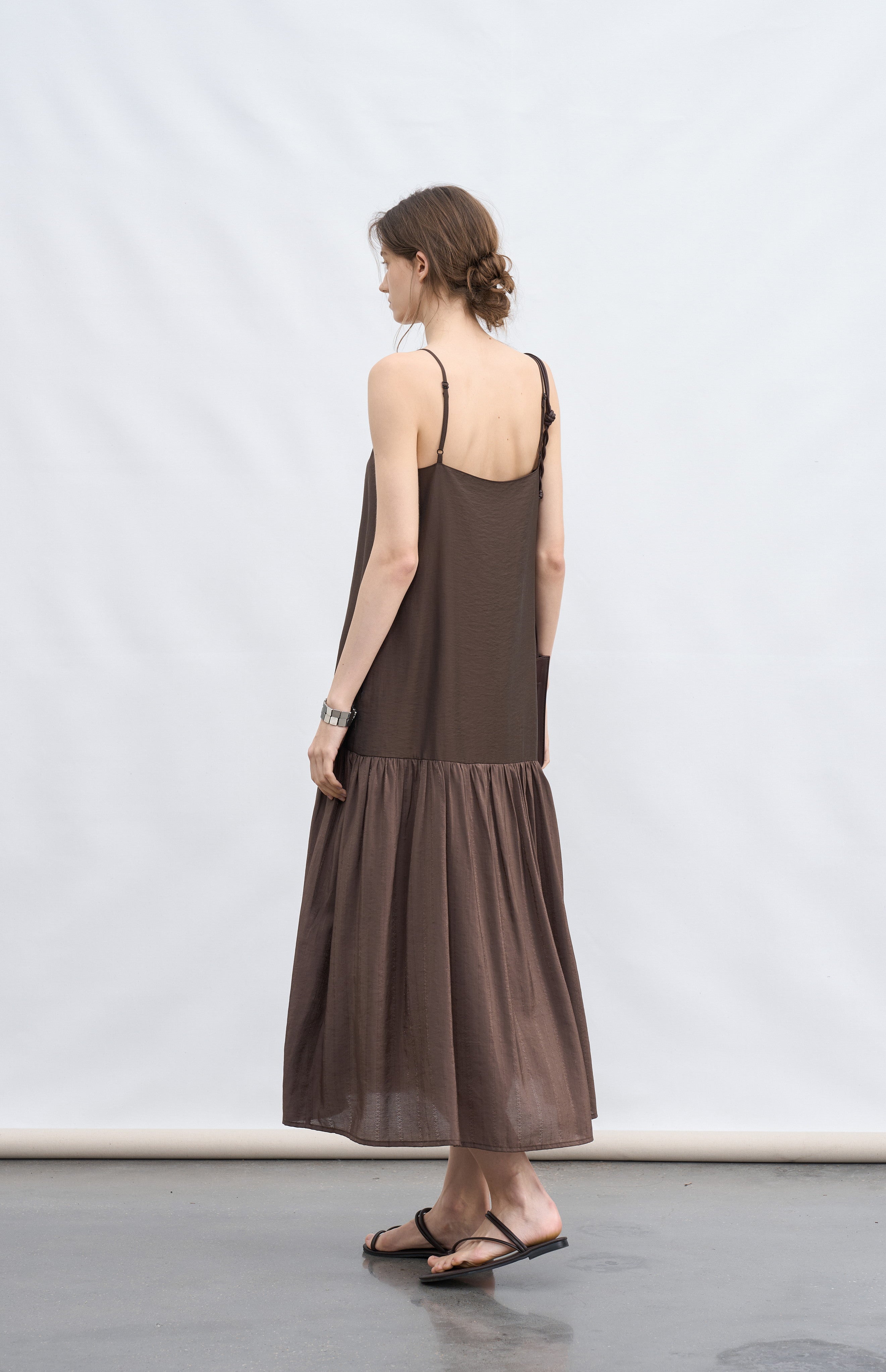 FLOW TEXTURE DOCKING DRESS