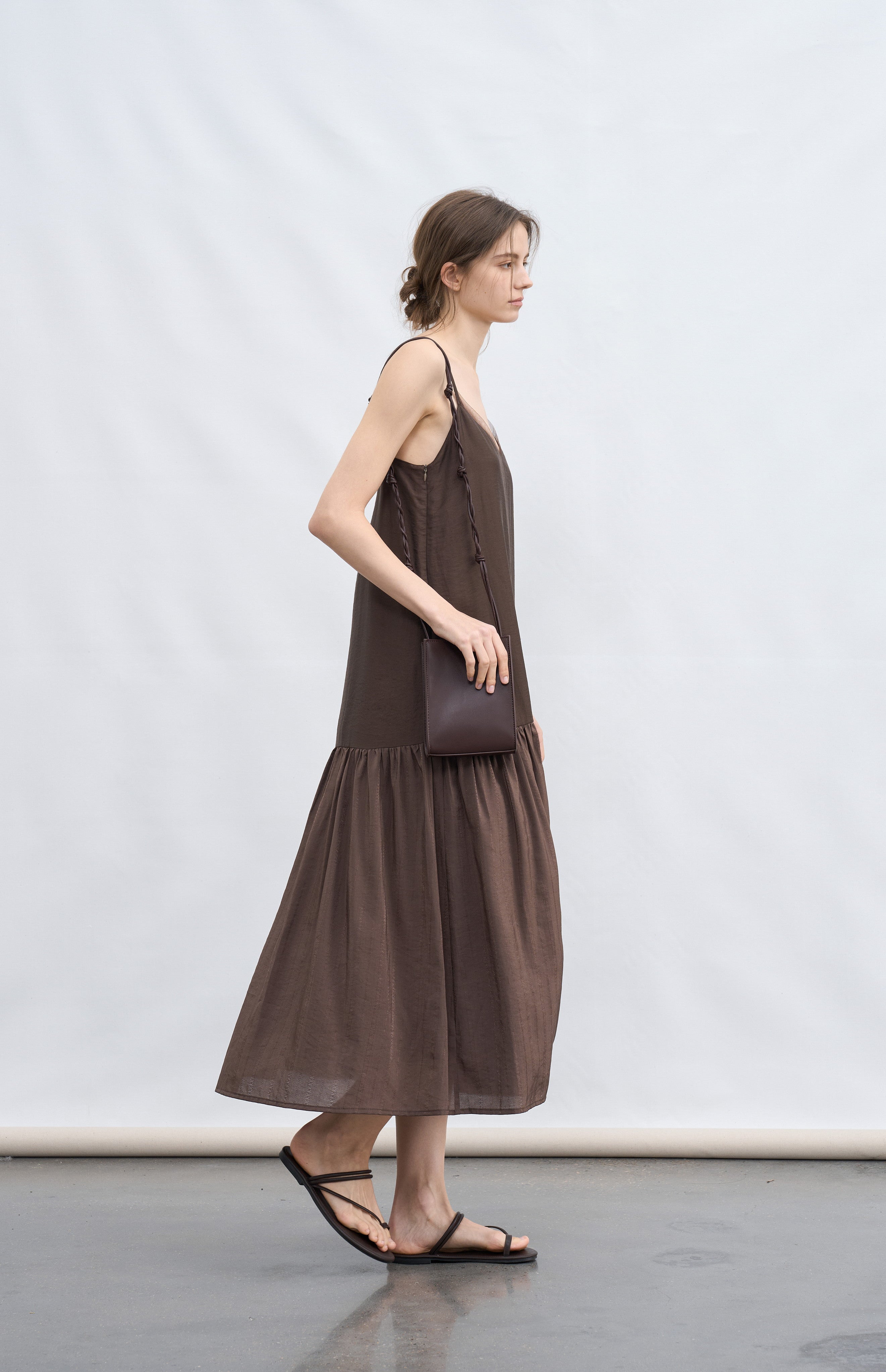 FLOW TEXTURE DOCKING DRESS